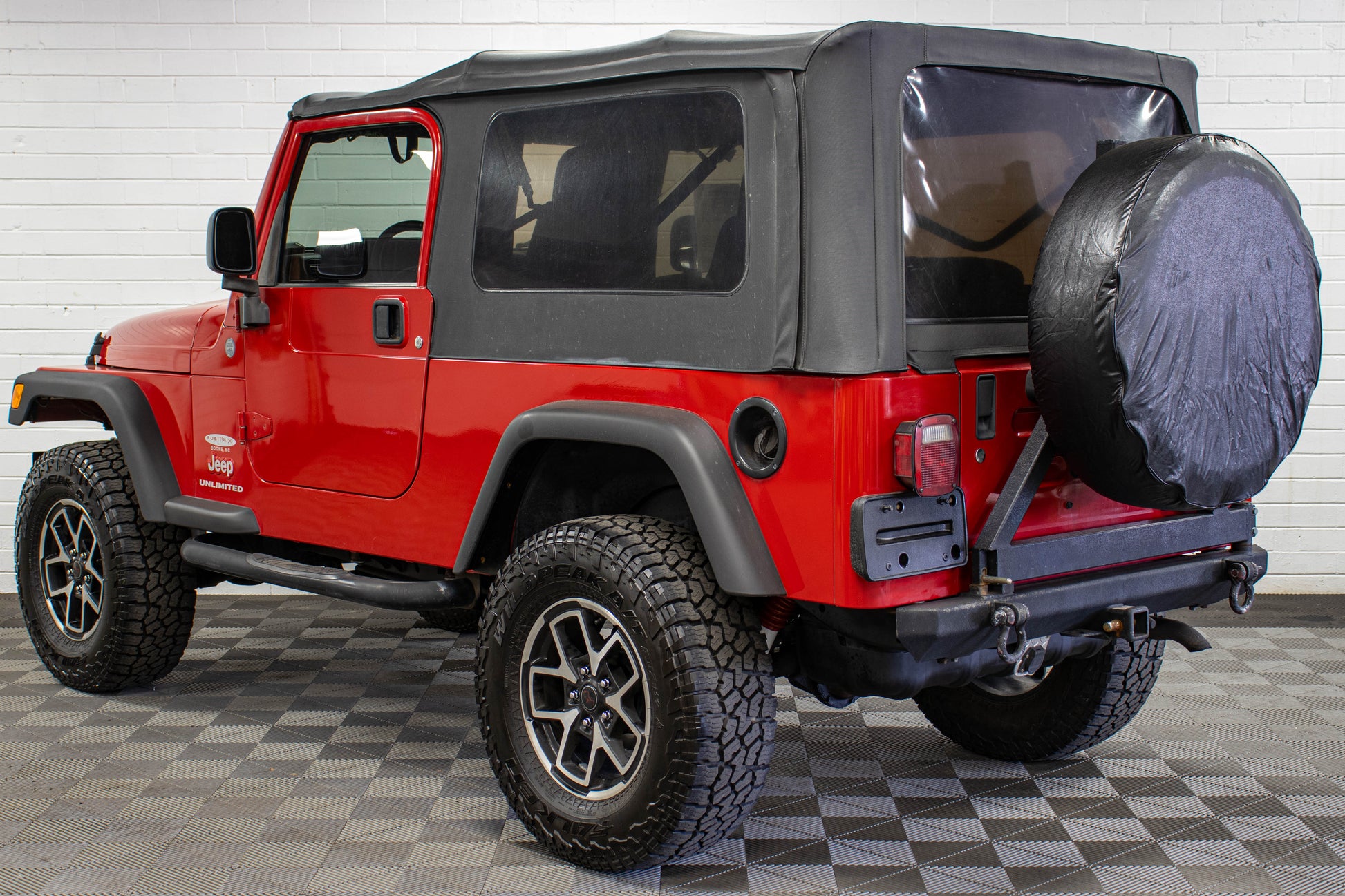 2004 Jeep Wrangler TJ Unlimited Soft Top Flame Red - SOLD