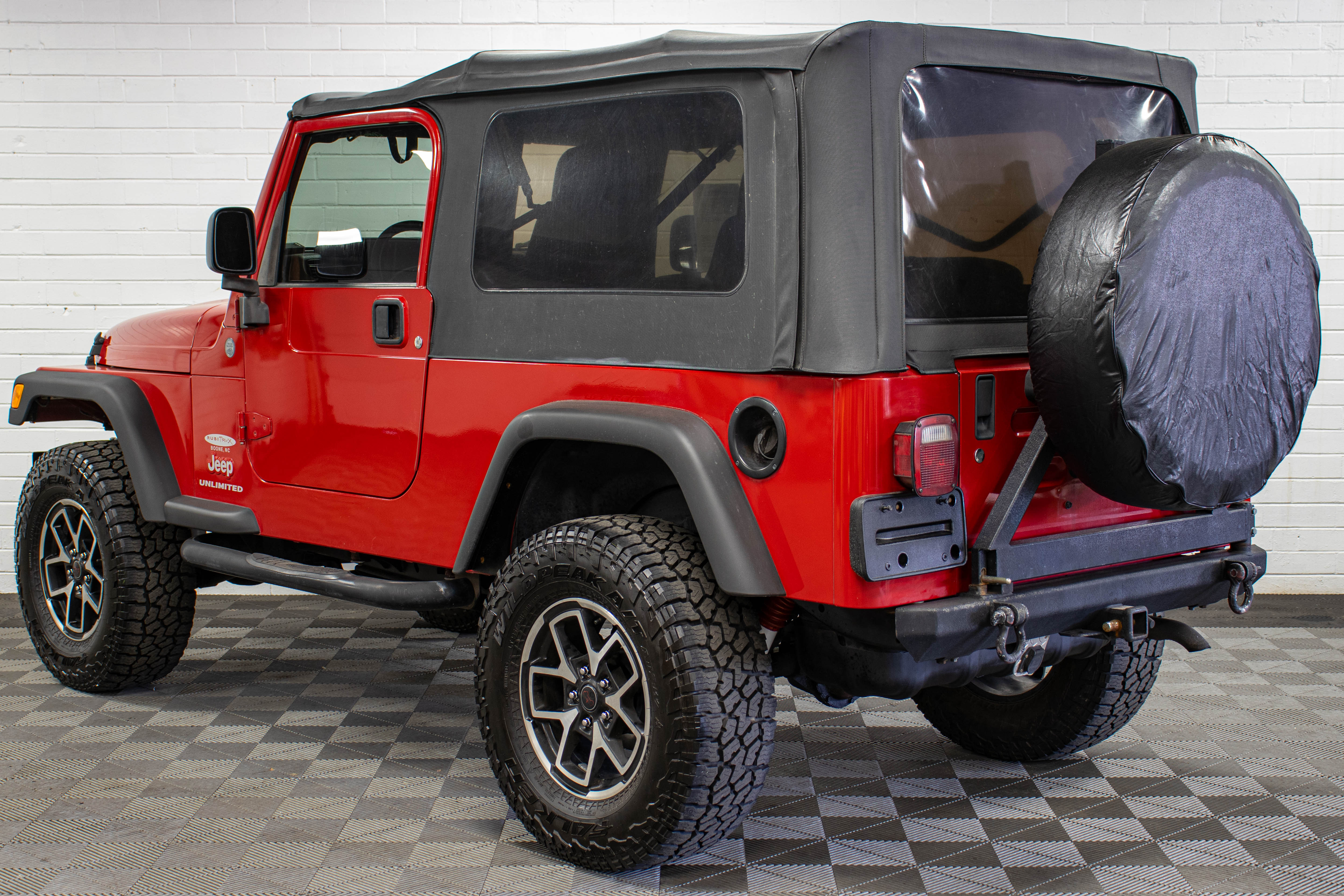 2004 Jeep Wrangler TJ Unlimited Soft Top Flame Red - SOLD