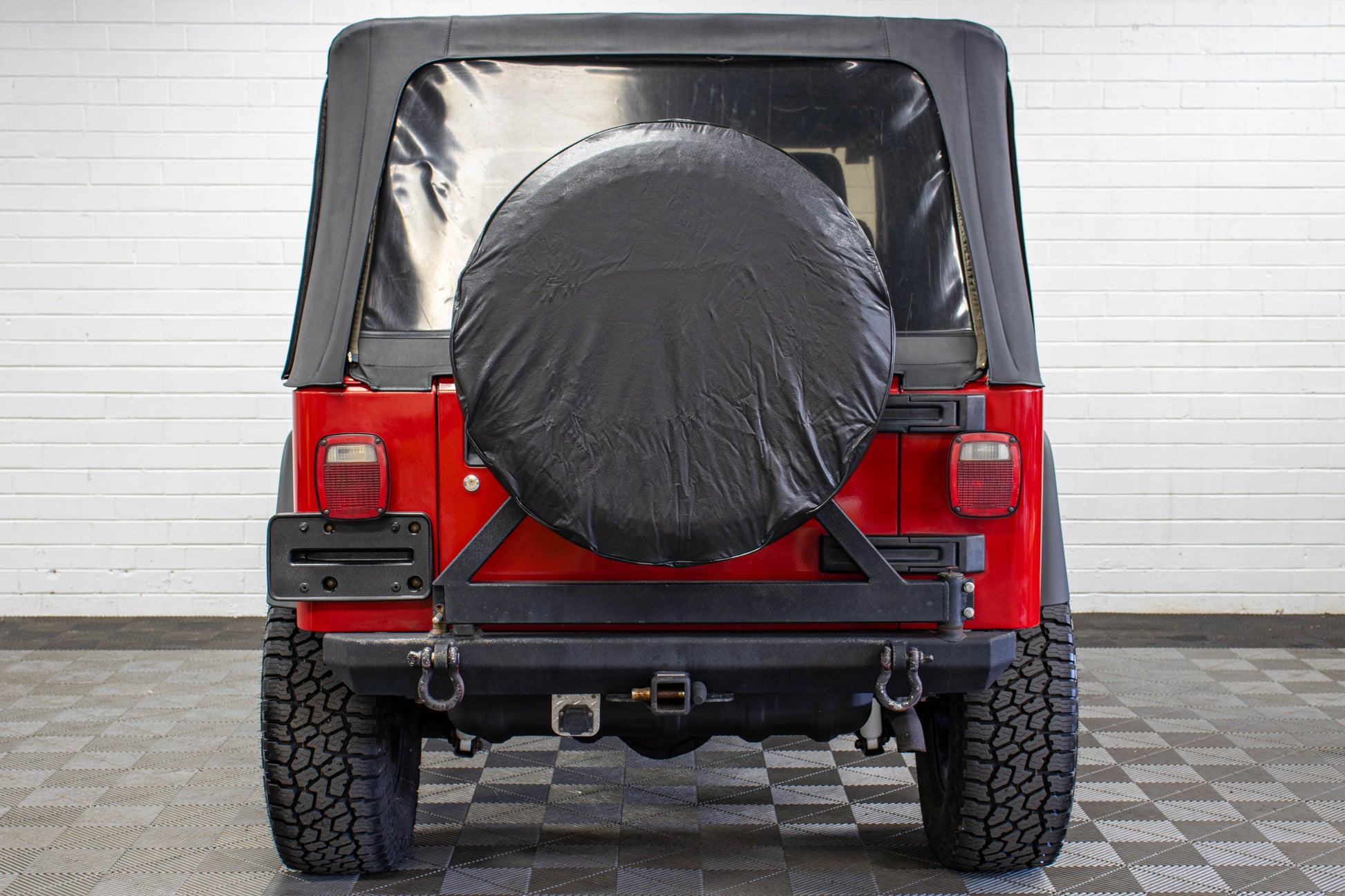 2004 Jeep Wrangler TJ Unlimited Soft Top Flame Red - SOLD