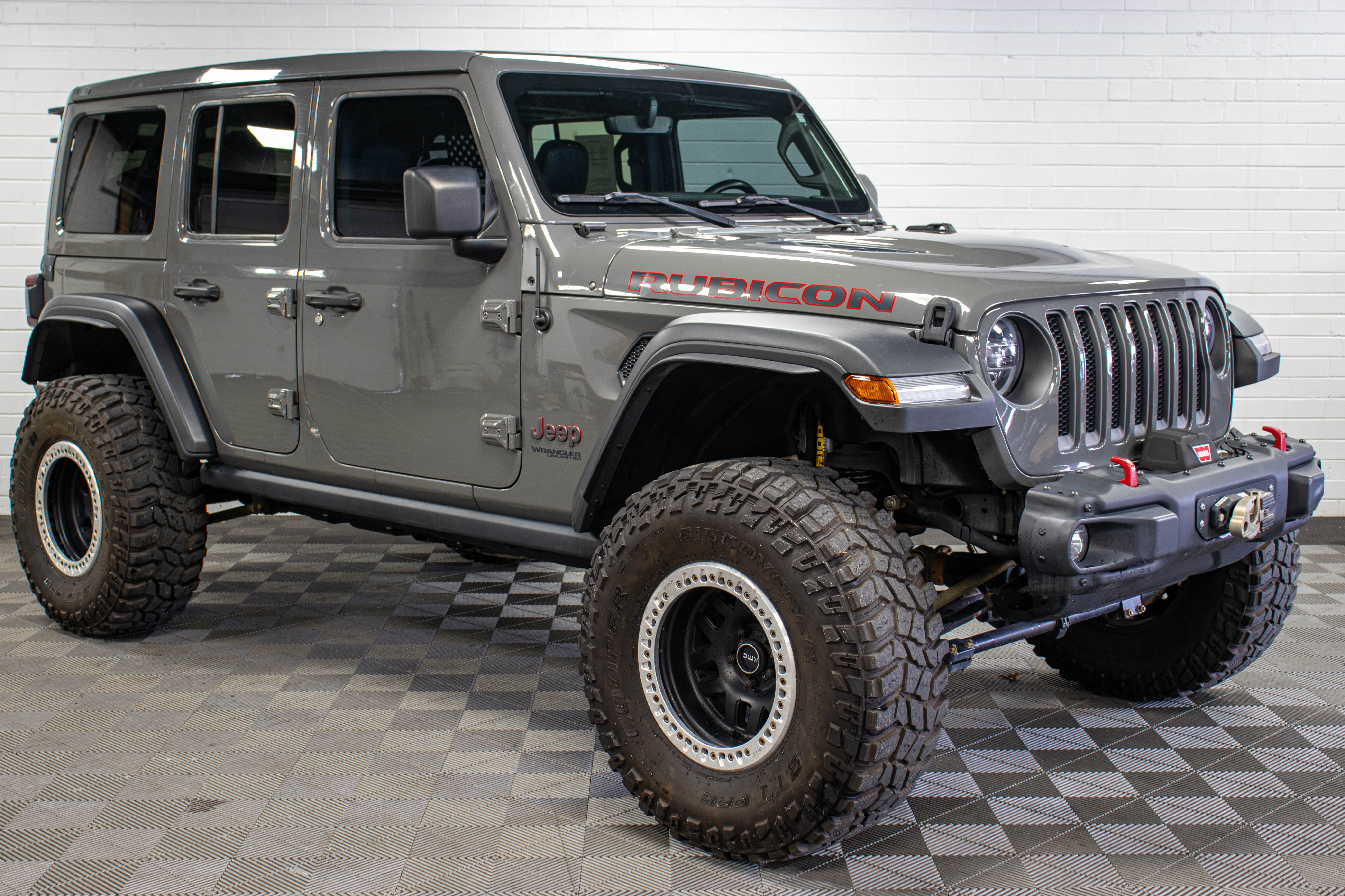 Incoming Pre-Owned 2020 Jeep Wrangler JL Unlimited Rubicon Power Top Sting Gray, 52k Miles