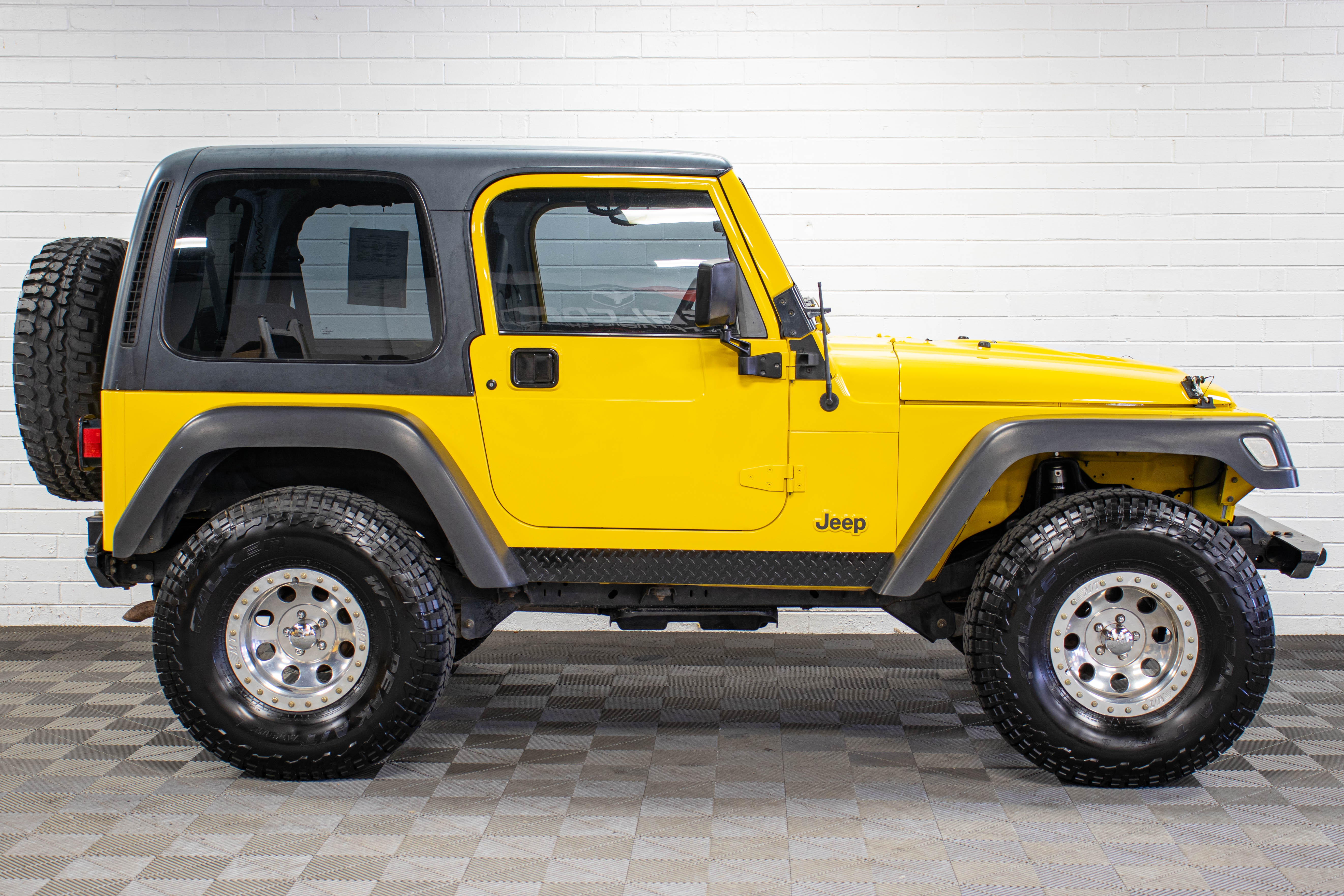 Pre-Owned 2002 Jeep Wrangler TJ Hard Top Solar Yellow, 103k Miles