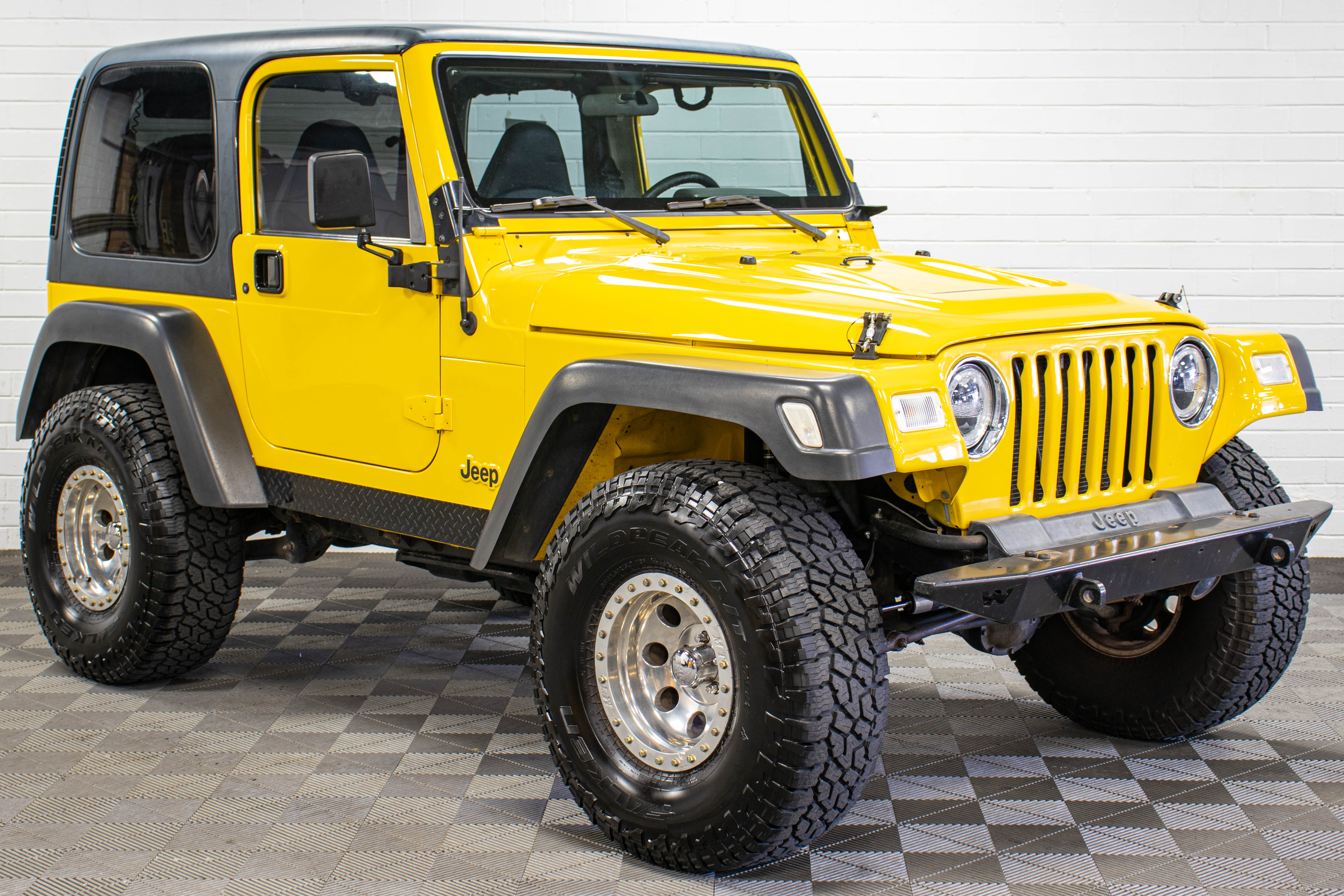 Pre-Owned 2002 Jeep Wrangler TJ Hard Top Solar Yellow, 103k Miles