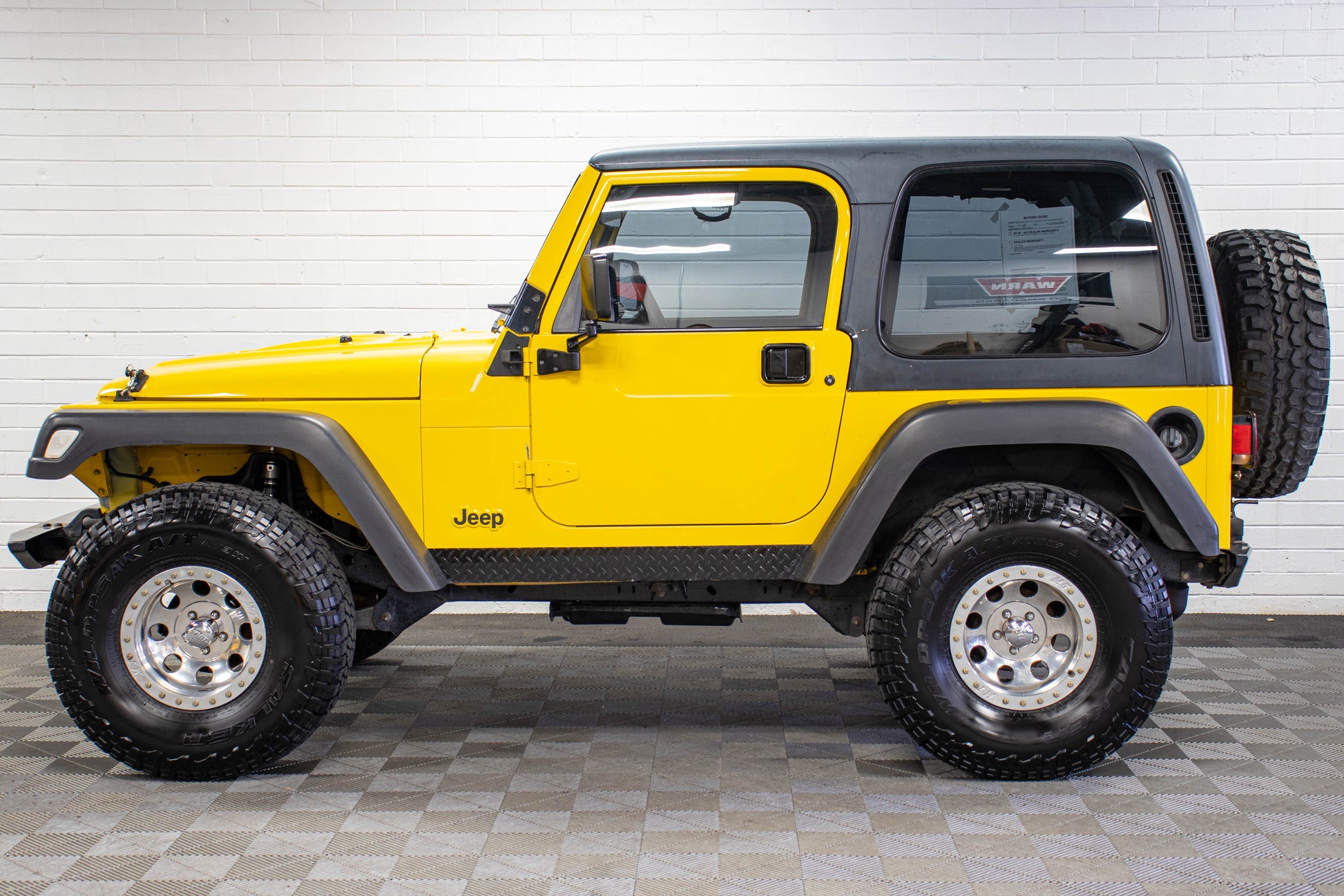 2002 Jeep Wrangler TJ Hard Top Solar Yellow, 103k Miles