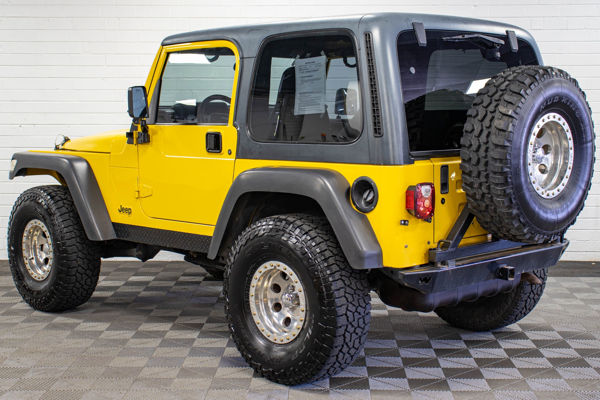 2002 Jeep Wrangler TJ Hard Top Solar Yellow, 103k Miles