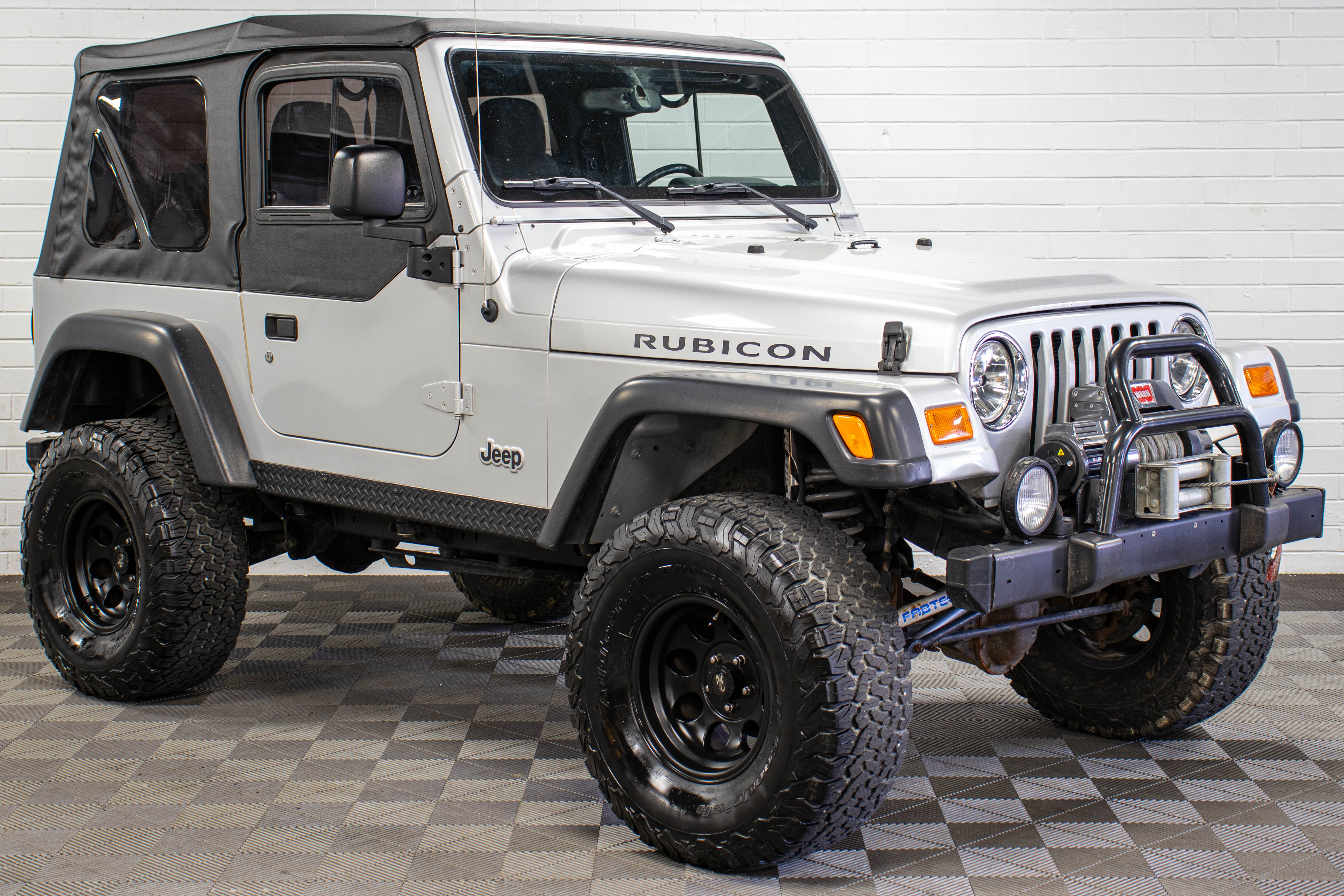 Pre-Owned 2003 Jeep Wrangler Tj Rubicon Soft Top Bright Silver, 107k Miles
