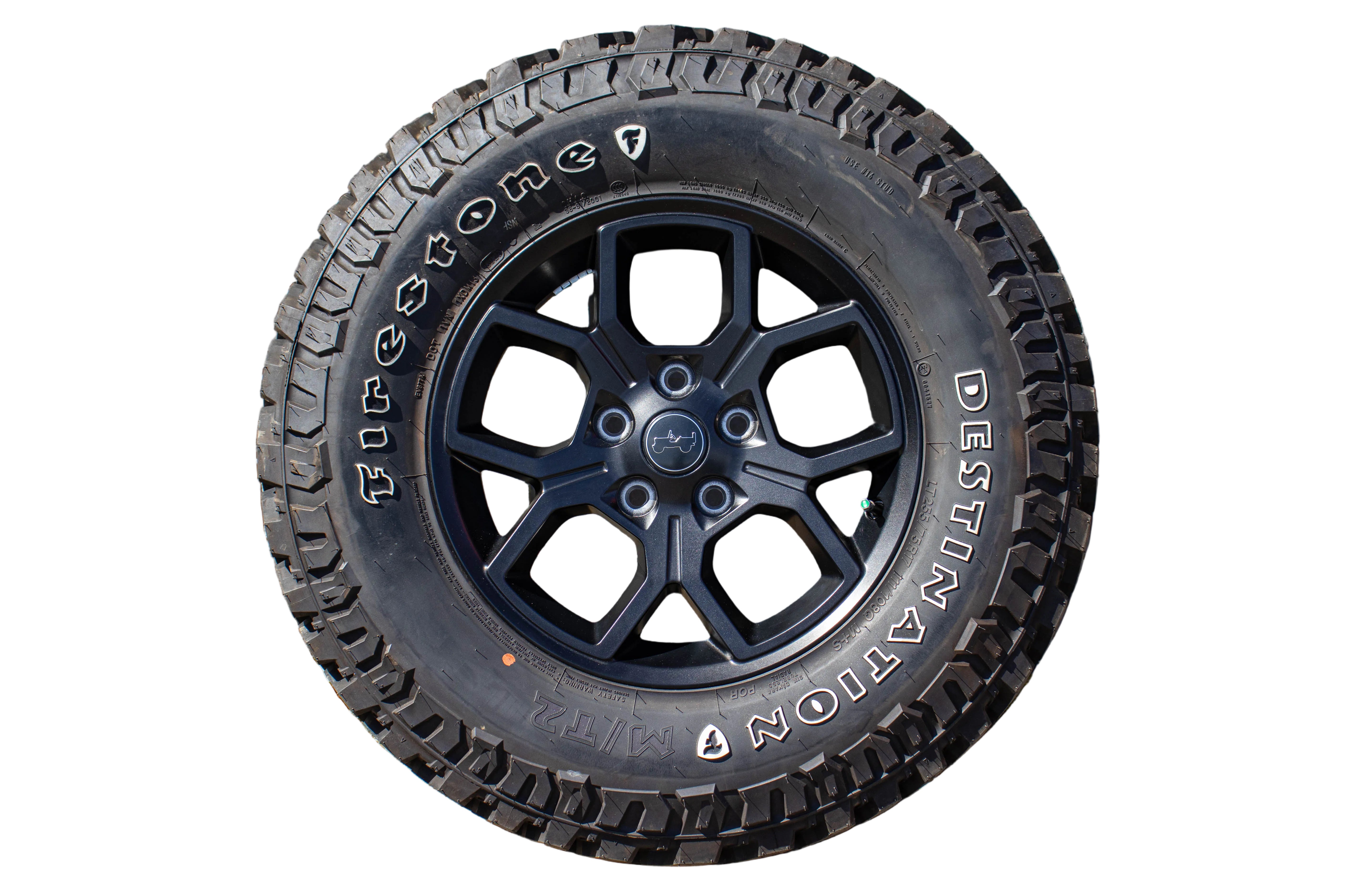 Jeep Gladiator JT Willys Wheels & Tires; 255/75R17 Firestone Destination M/T2