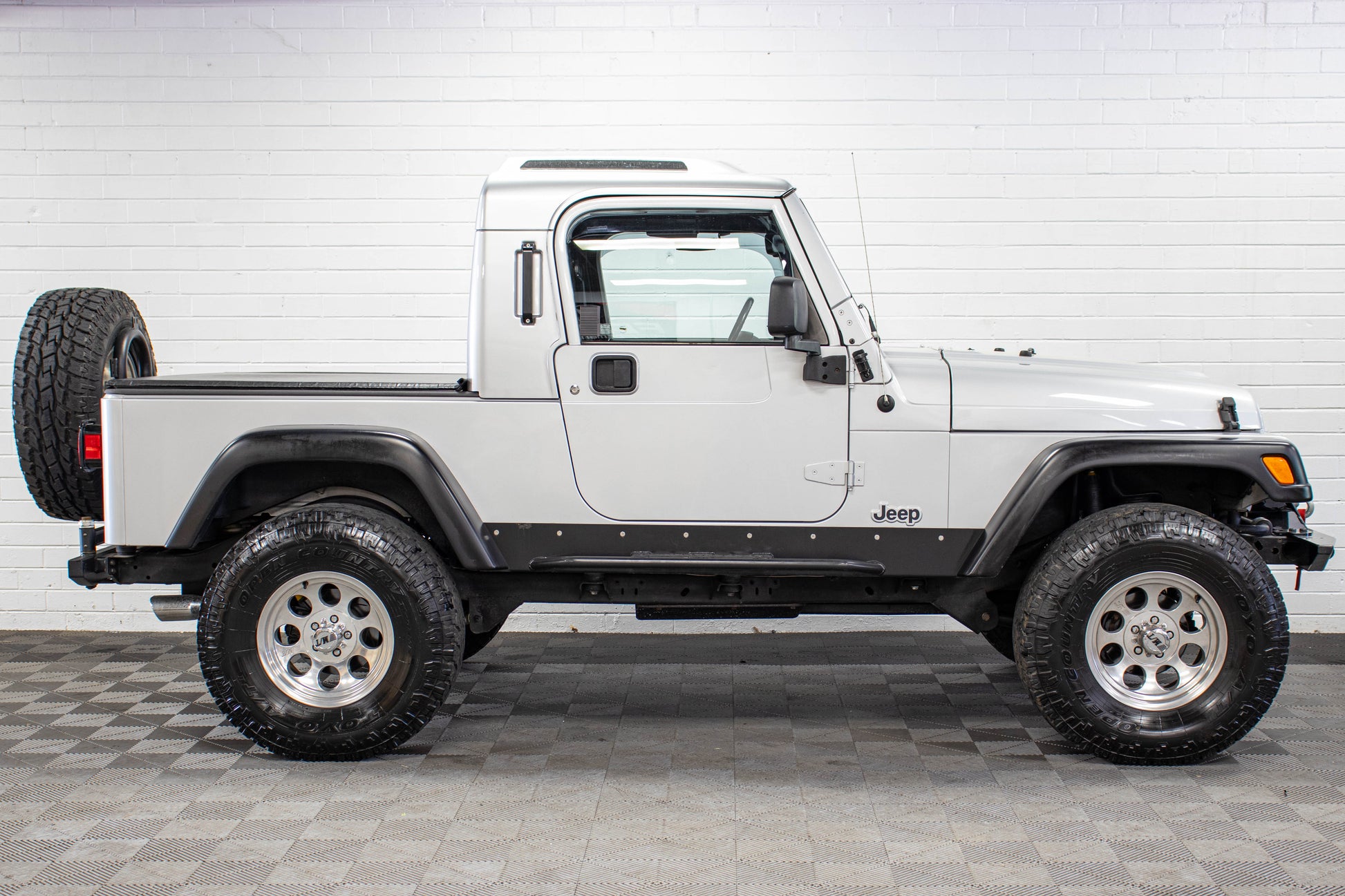 2006 Jeep Wrangler Unlimited RubiTrux Conversion Bright Silver, 28k Miles