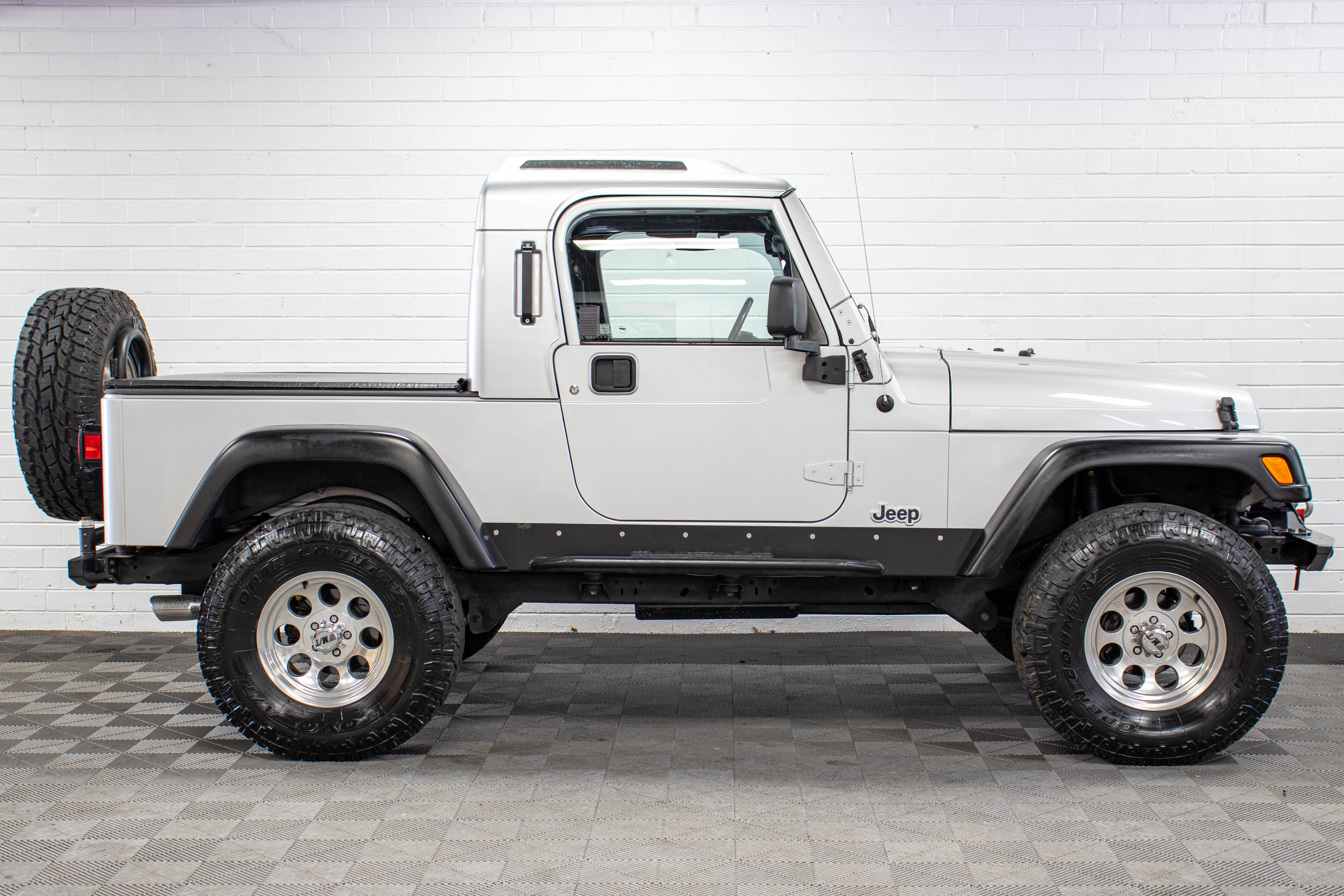 2006 Jeep Wrangler Unlimited RubiTrux Conversion Bright Silver, 28k Miles