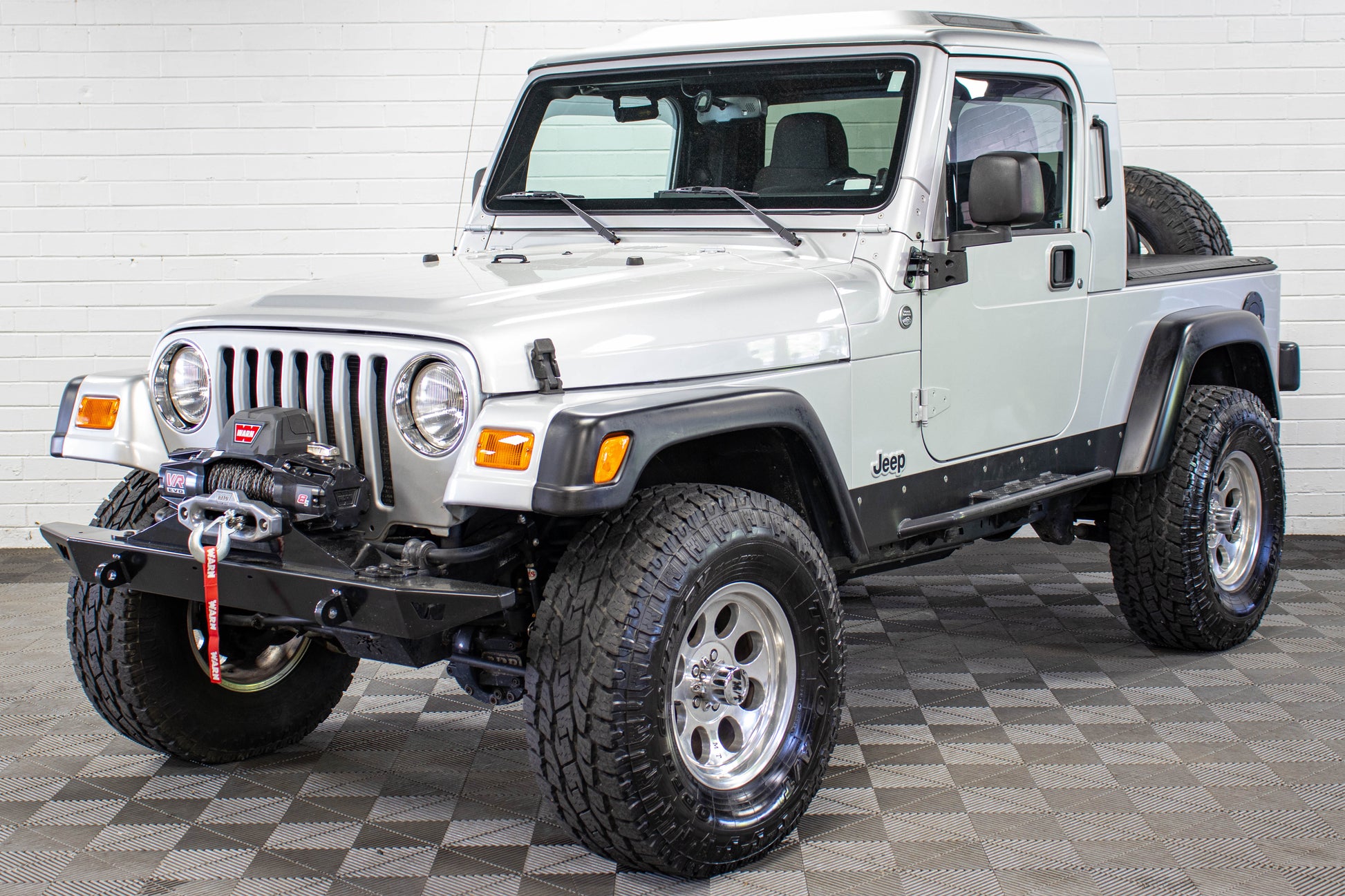 2006 Jeep Wrangler Unlimited RubiTrux Conversion Bright Silver, 28k Miles
