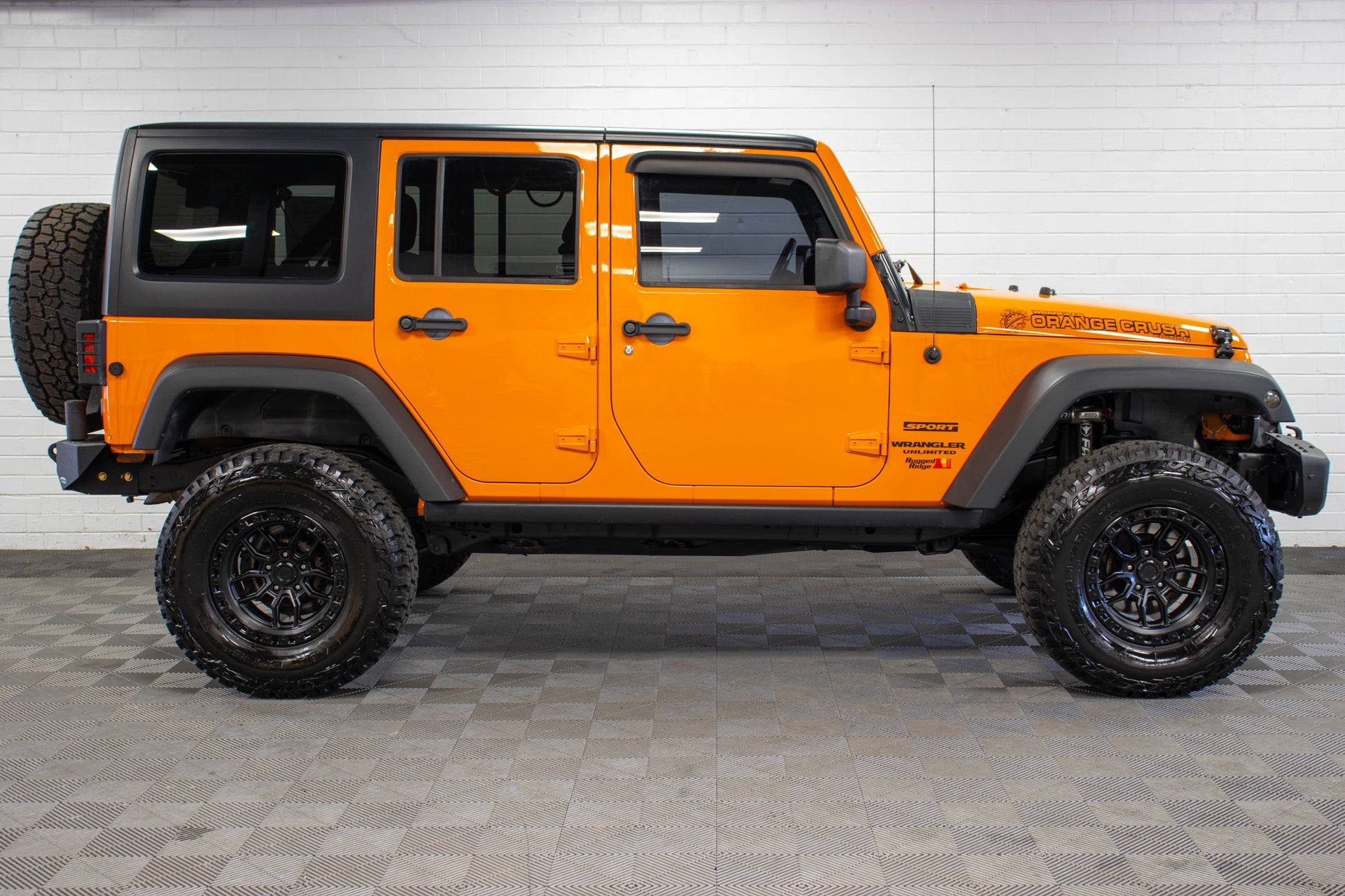 2013 Jeep Wrangler JKU HEMI Hard Top Orange Crush, 92k Miles