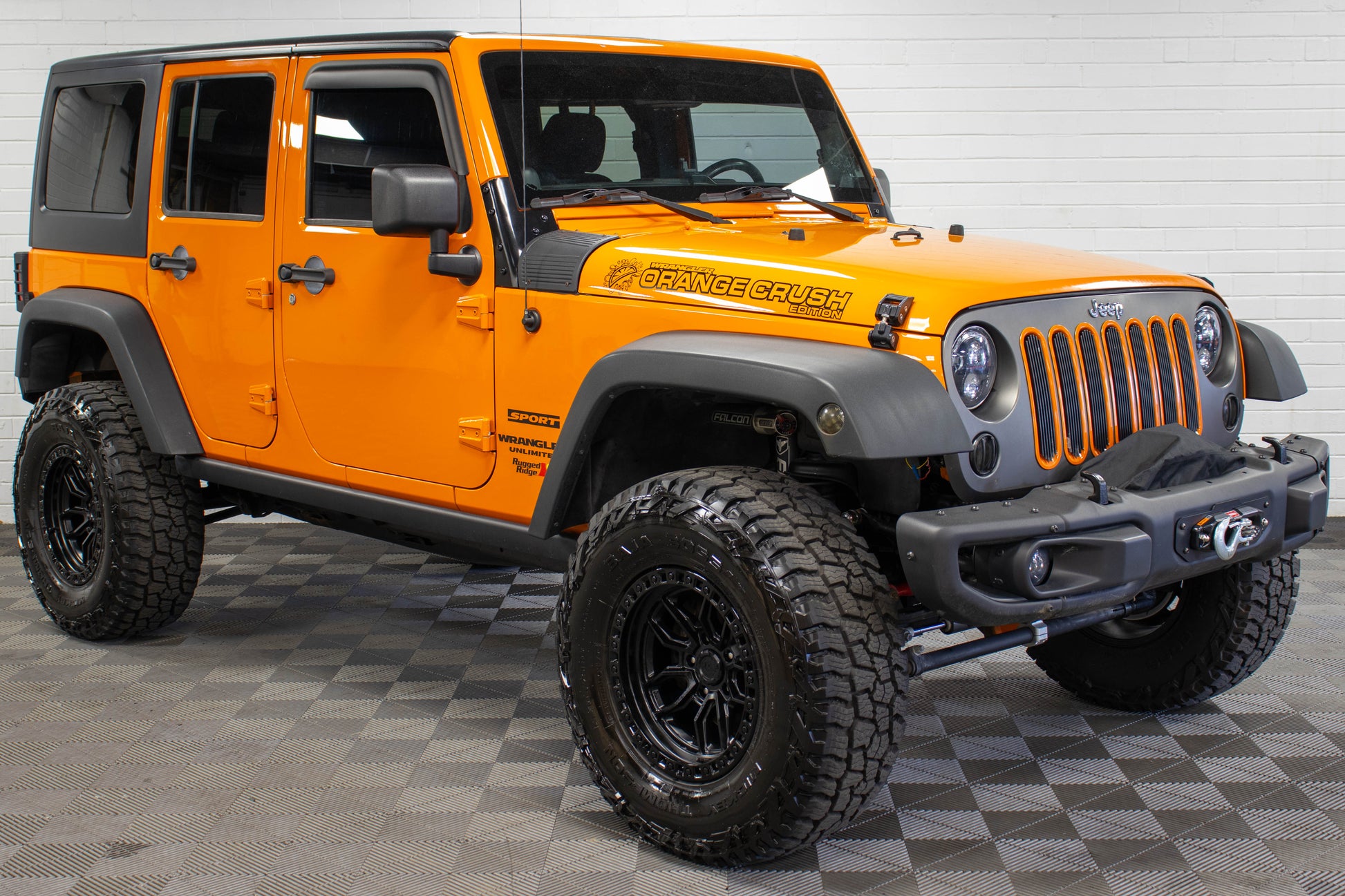 2013 Jeep Wrangler JKU HEMI Hard Top Orange Crush, 92k Miles