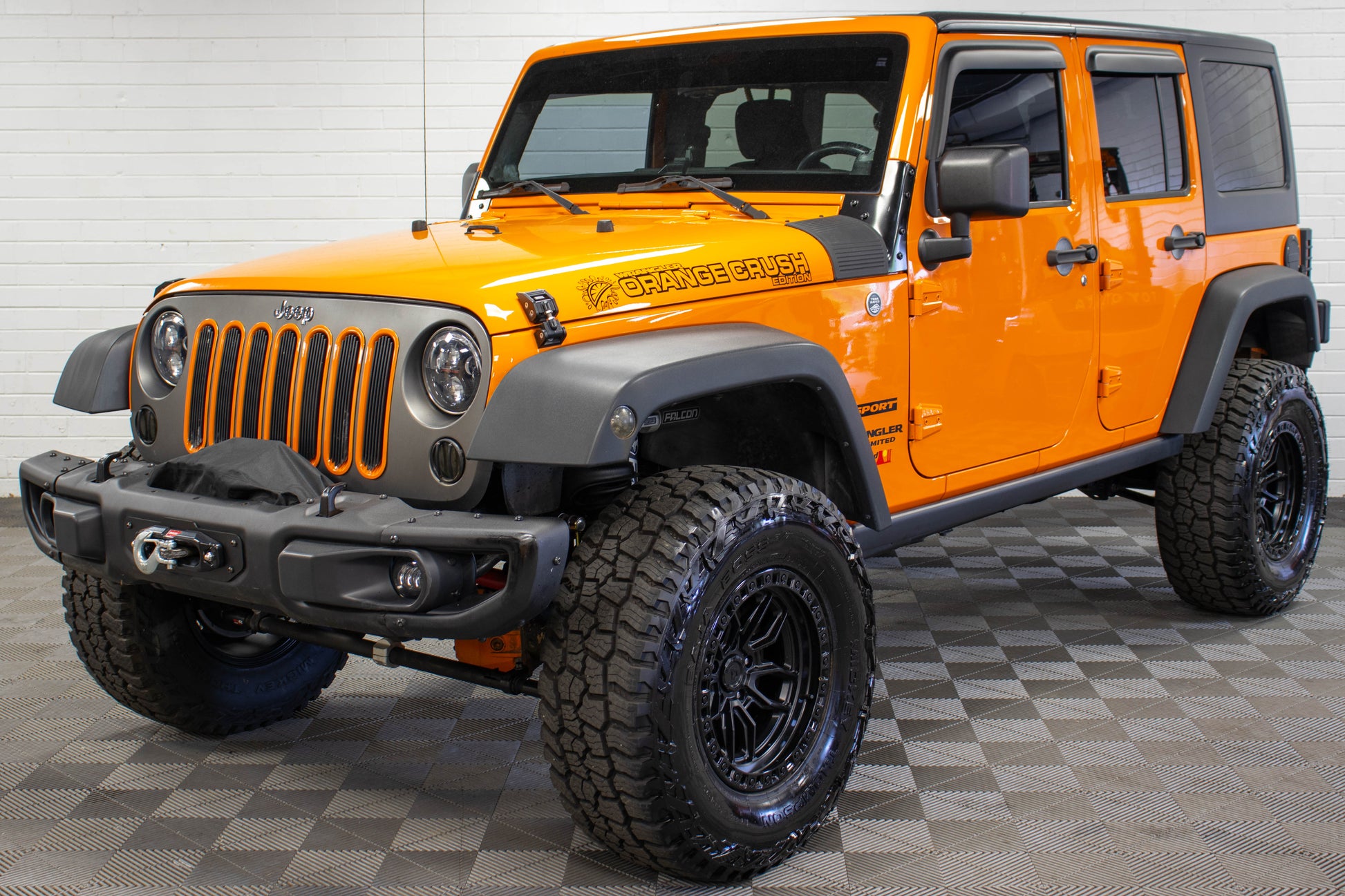 2013 Jeep Wrangler JKU HEMI Hard Top Orange Crush, 92k Miles