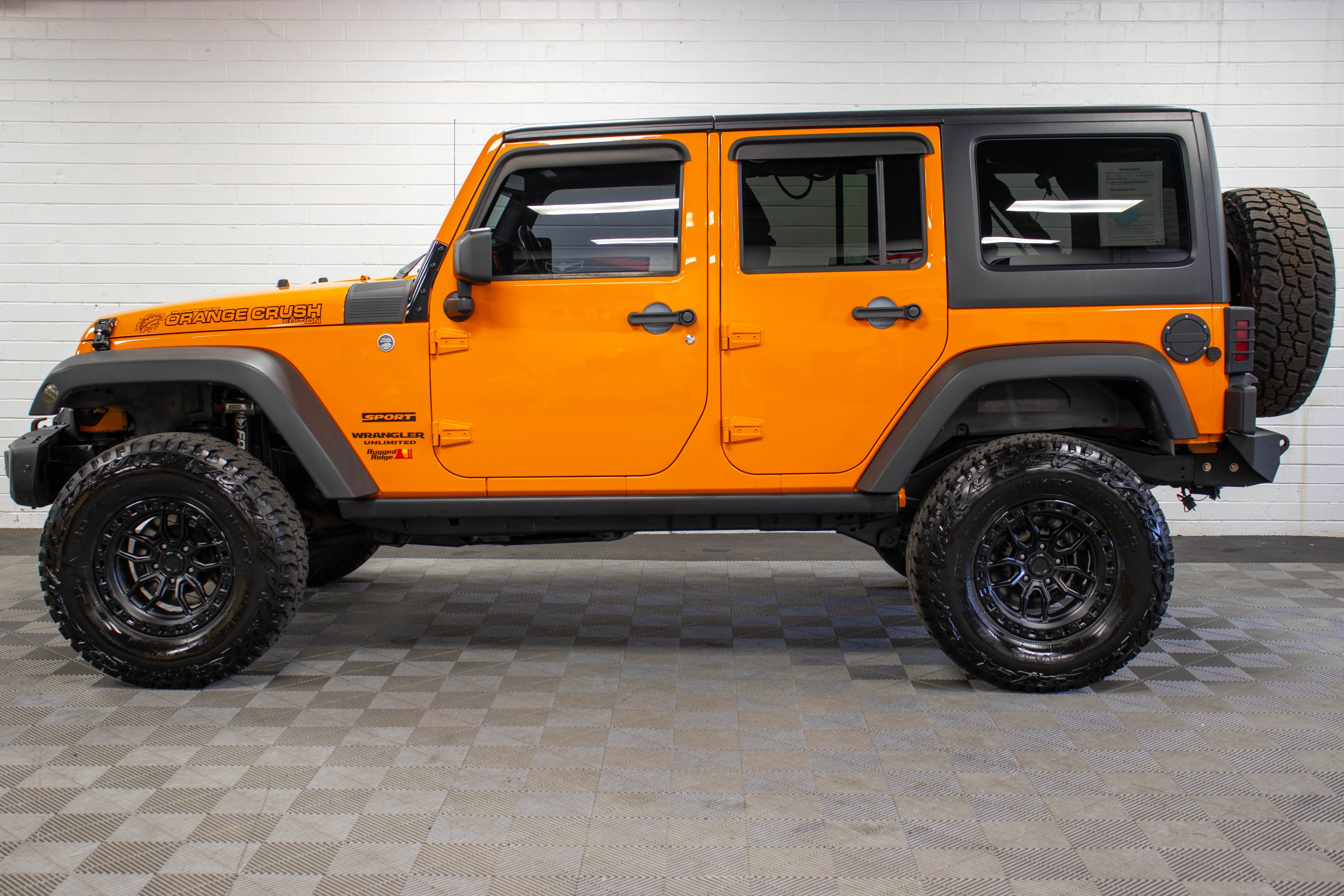 2013 Jeep Wrangler JKU HEMI Hard Top Orange Crush, 92k Miles