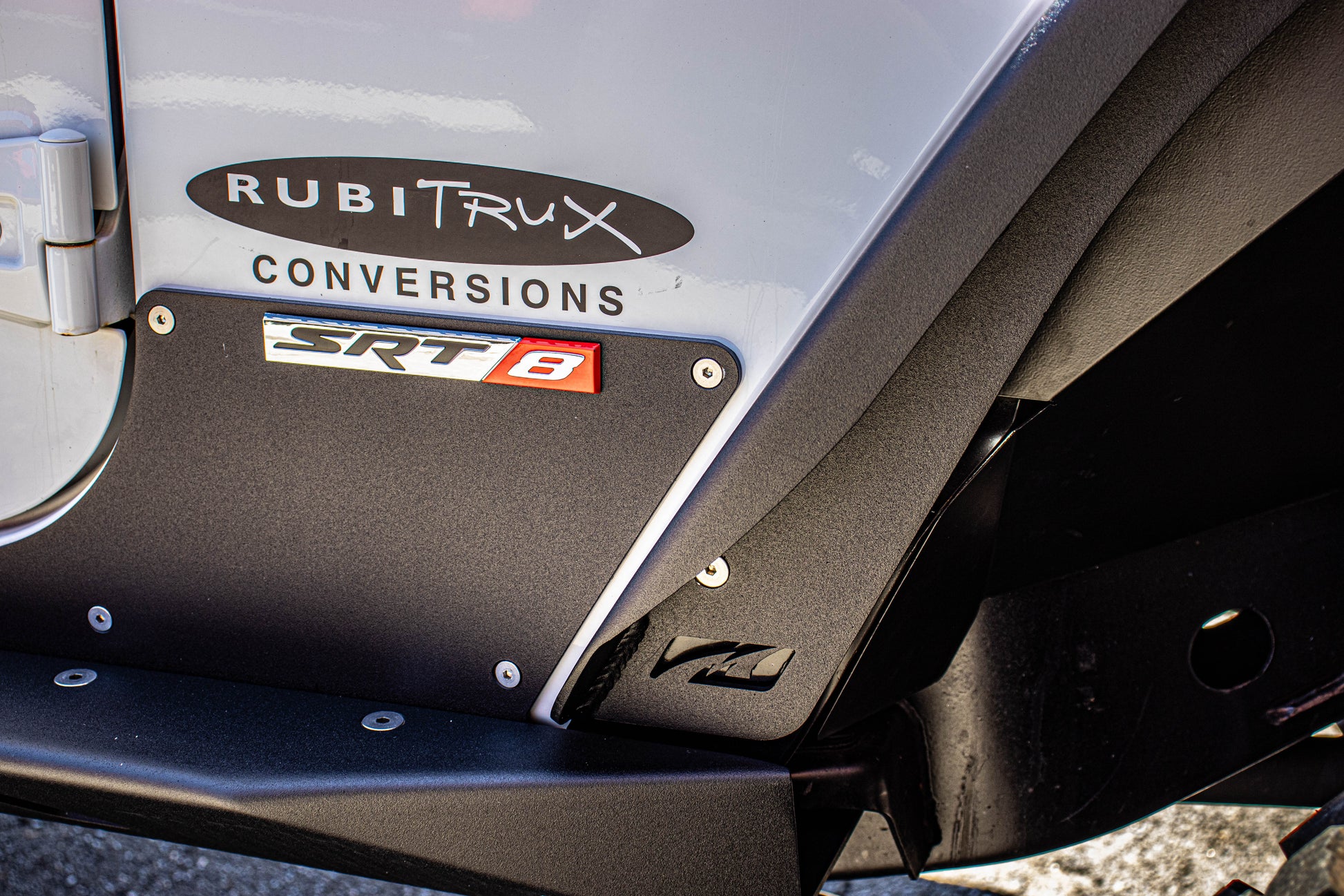 2015 Jeep Wrangler JKUR HEMI Bright White RubiTrux Show Jeep