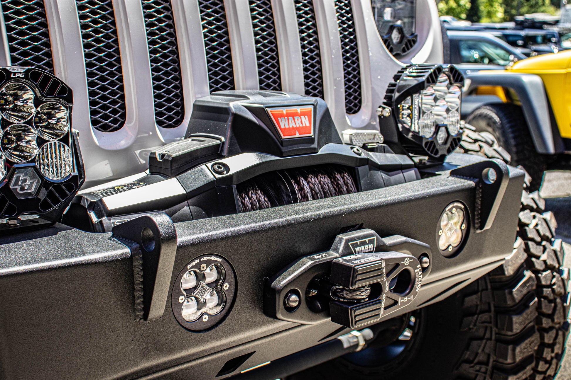 2015 Jeep Wrangler JKUR HEMI Bright White RubiTrux Show Jeep