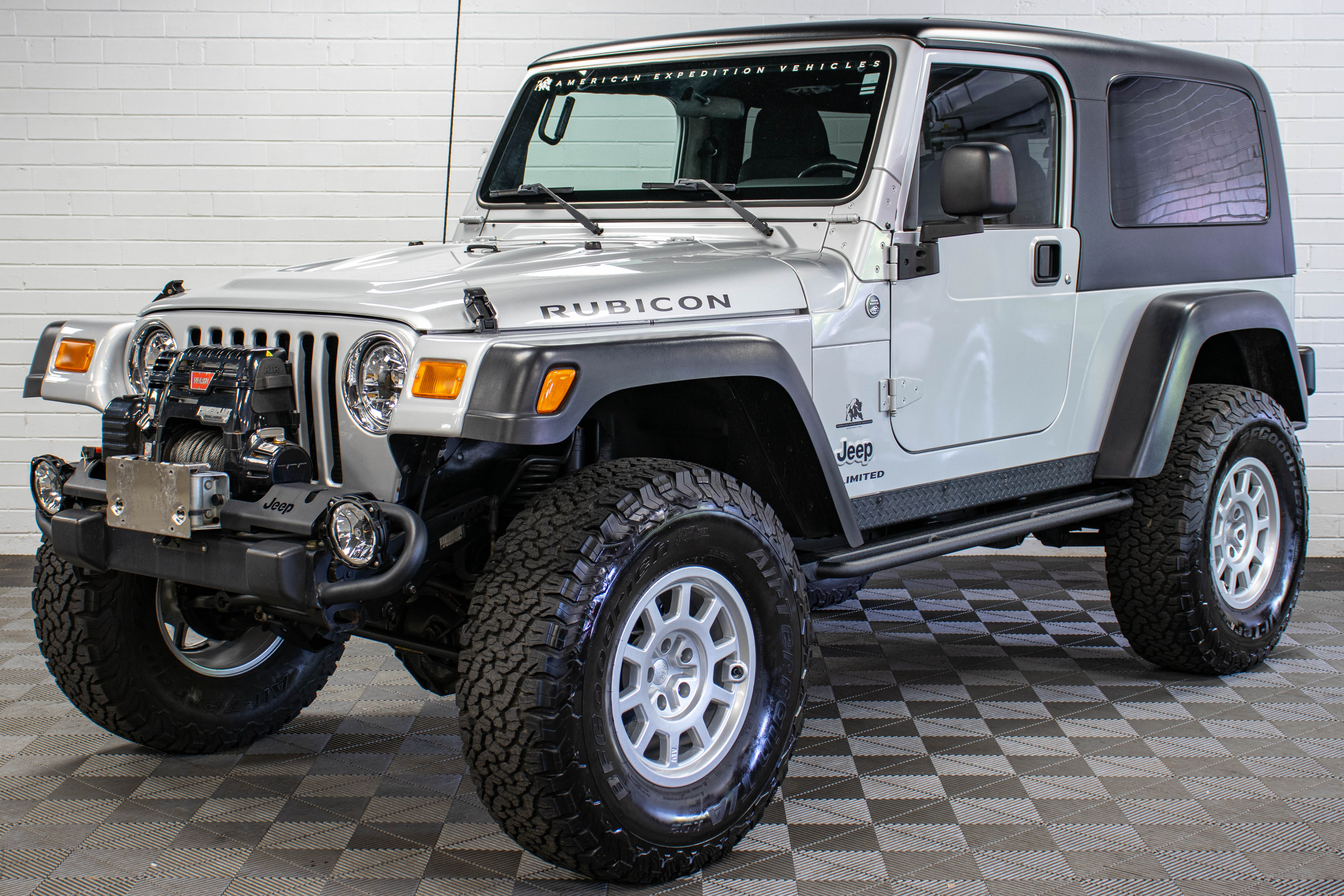 2006 Jeep Wrangler TJ Unlimited Rubicon Hard Top Bright Silver - SOLD