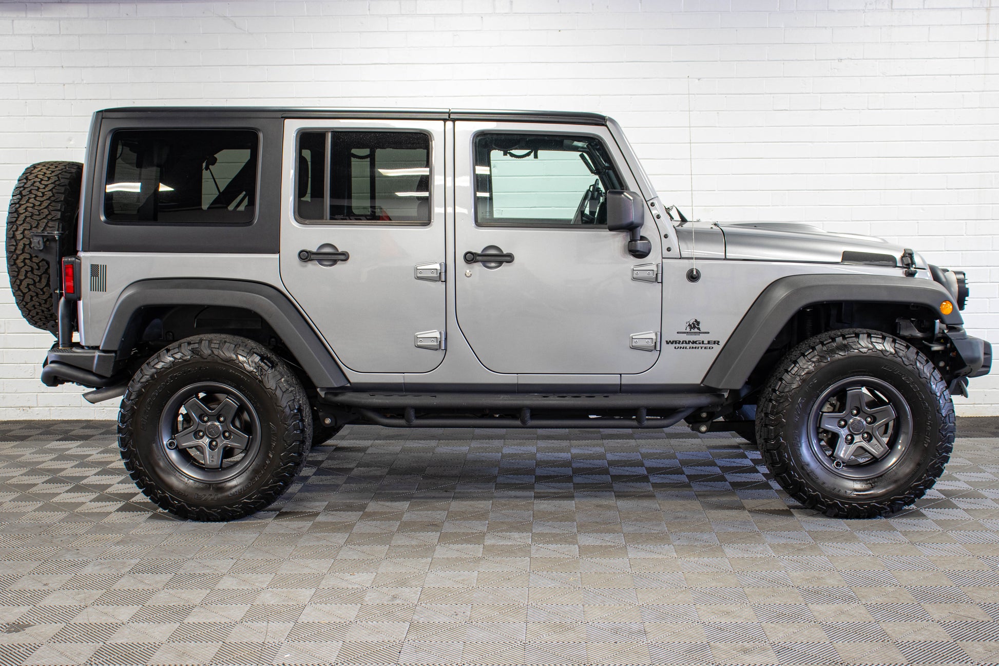 2016 Jeep Wrangler JKU AEV JK350 Hard Top Silver - SOLD
