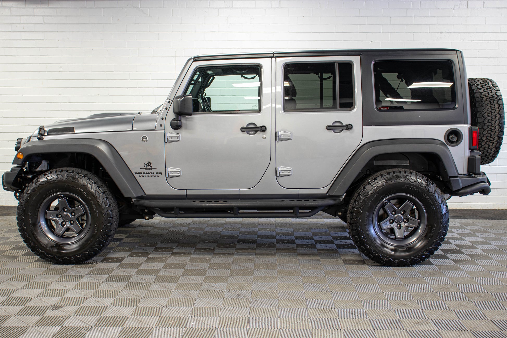 2016 Jeep Wrangler JKU AEV JK350 Hard Top Silver - SOLD
