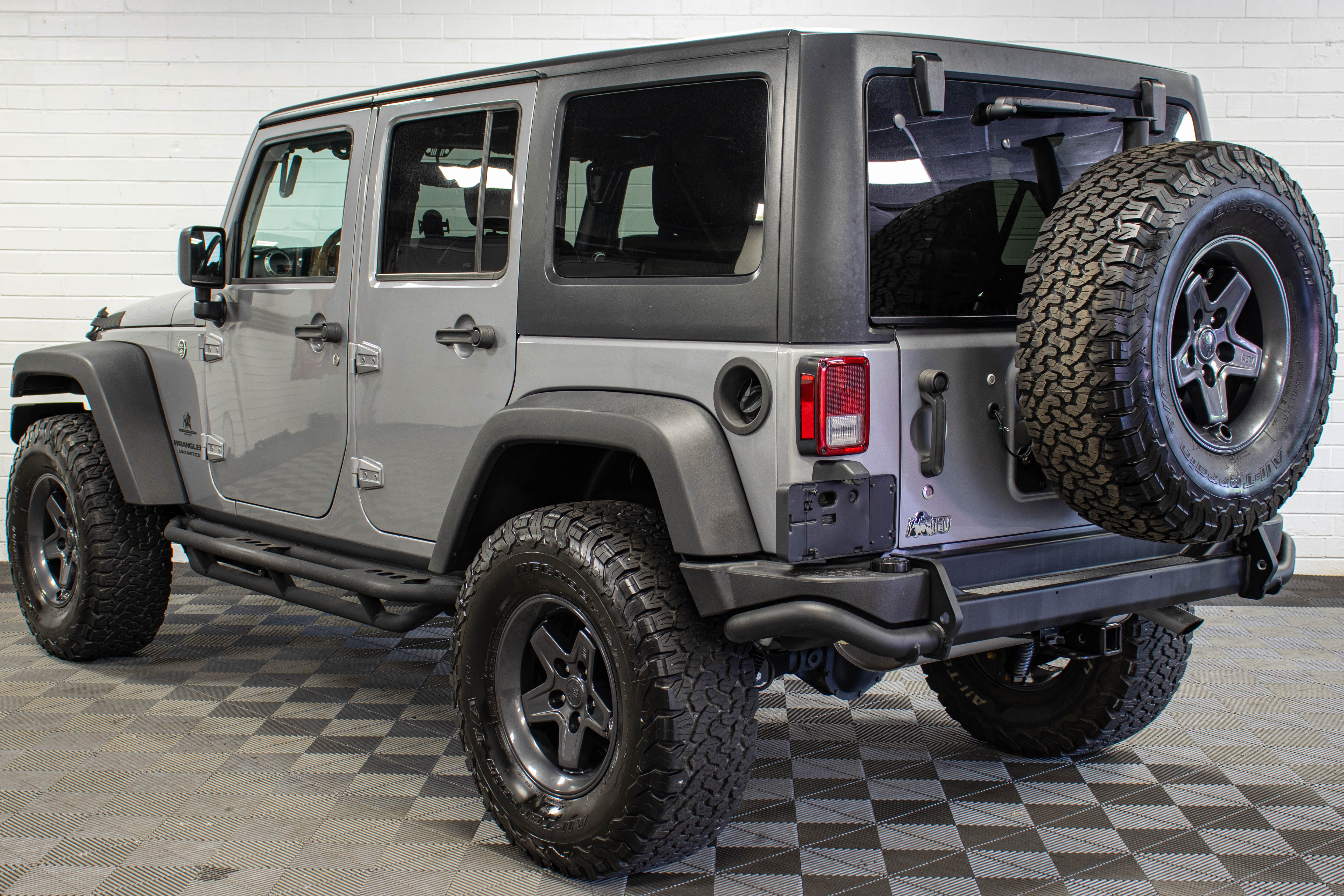 2016 Jeep Wrangler JKU AEV JK350 Hard Top Silver - SOLD