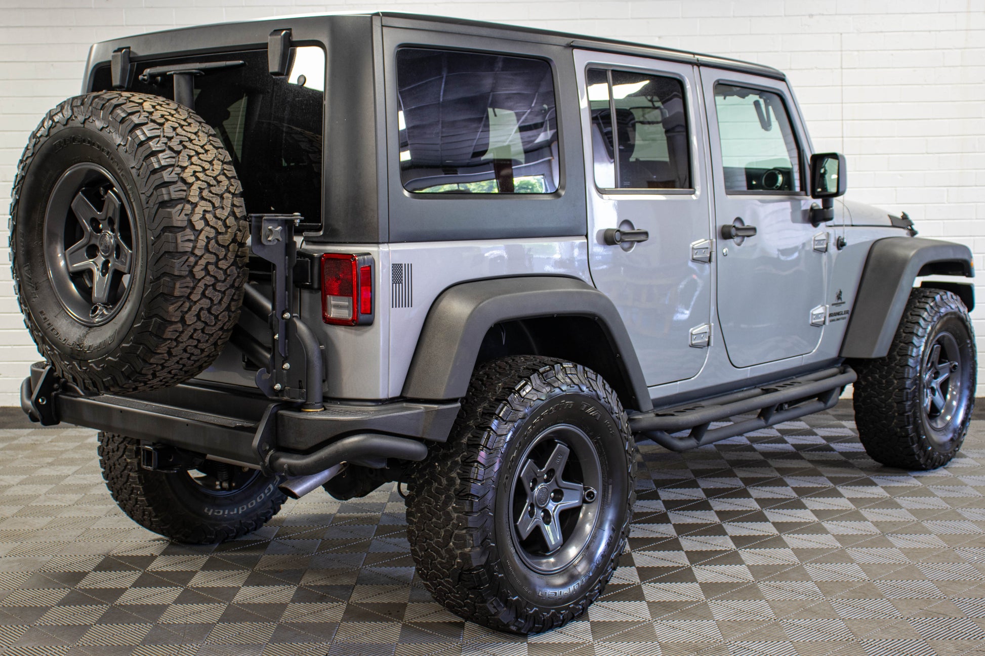 2016 Jeep Wrangler JKU AEV JK350 Hard Top Silver - SOLD