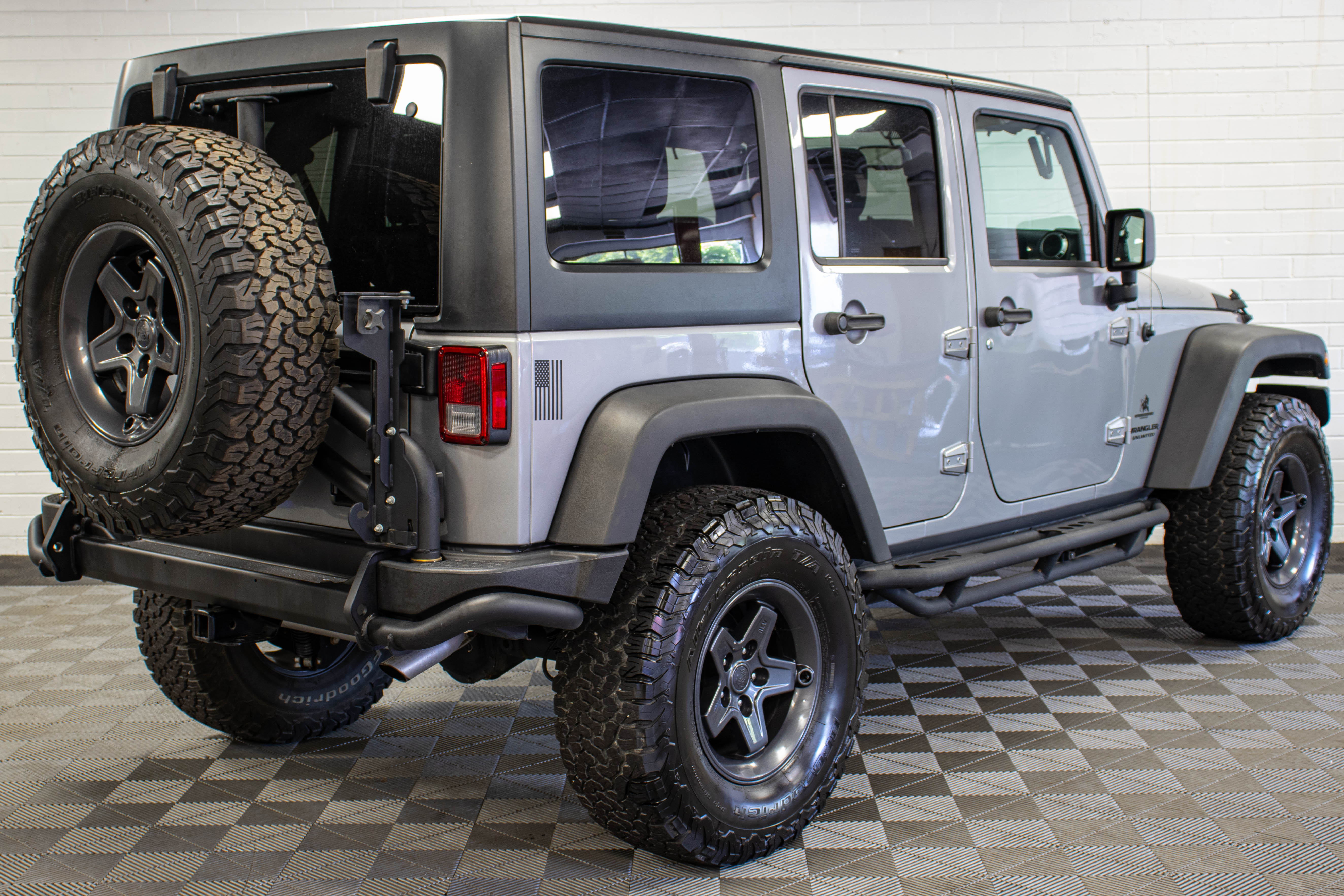 2016 Jeep Wrangler JKU AEV JK350 Hard Top Silver - SOLD