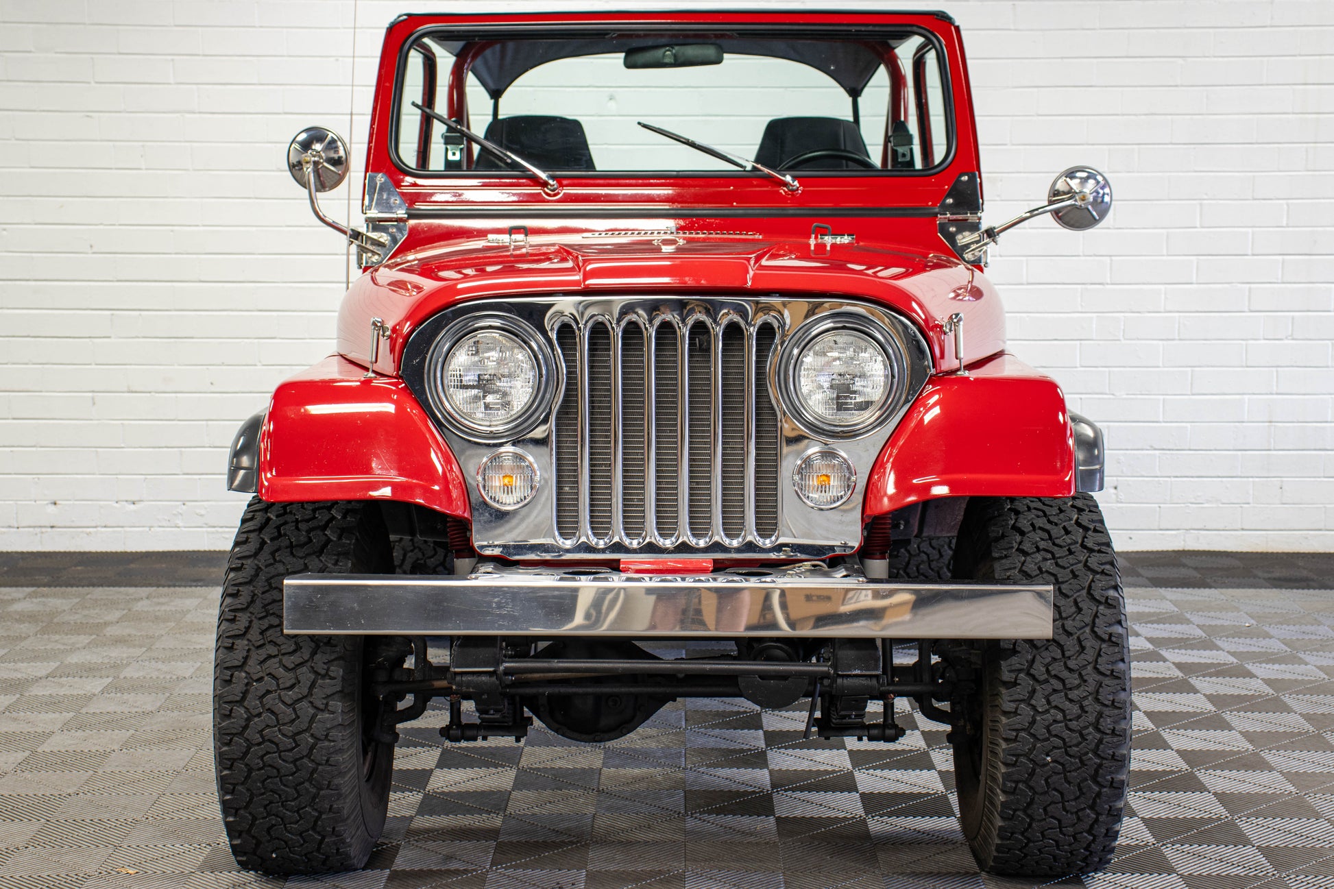1984 Jeep CJ-7 AMC 304 Bikini Top Red