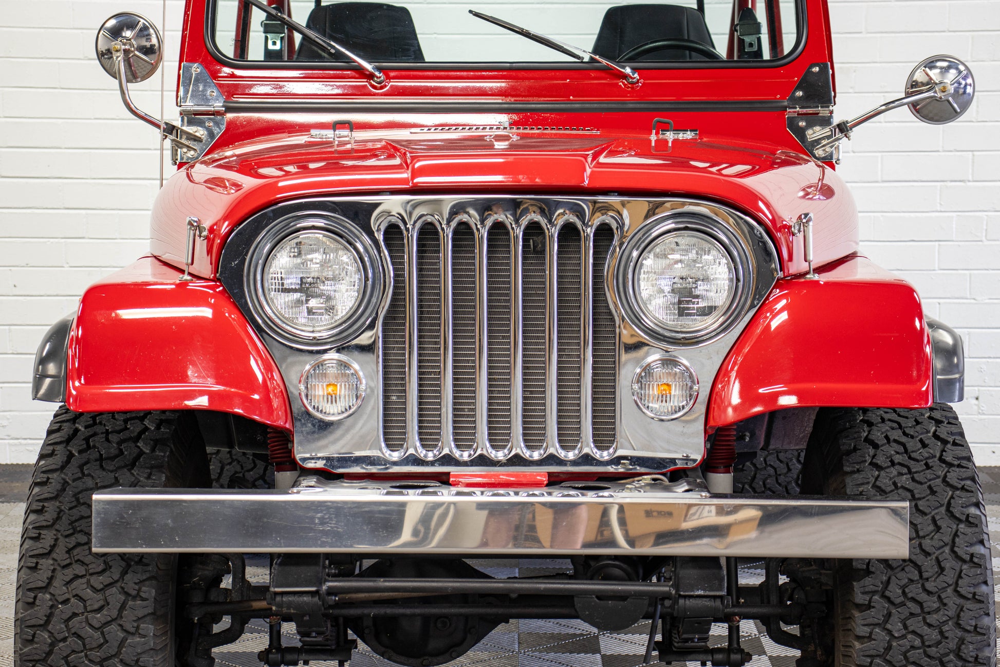1984 Jeep CJ-7 AMC 304 Bikini Top Red