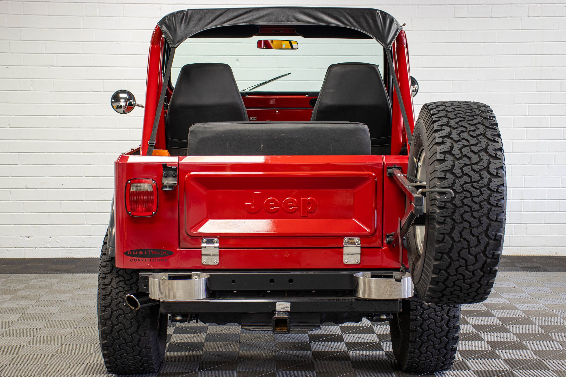 1984 Jeep CJ-7 AMC 304 Bikini Top Red