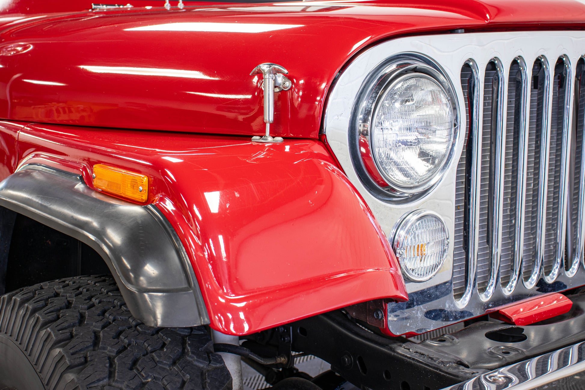1984 Jeep CJ-7 AMC 304 Bikini Top Red