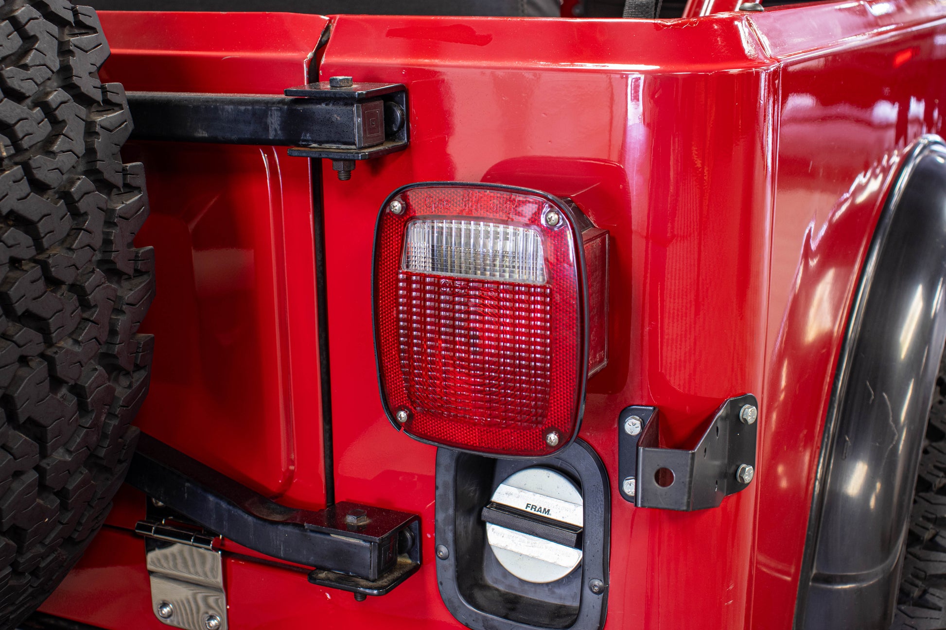 1984 Jeep CJ-7 AMC 304 Bikini Top Red