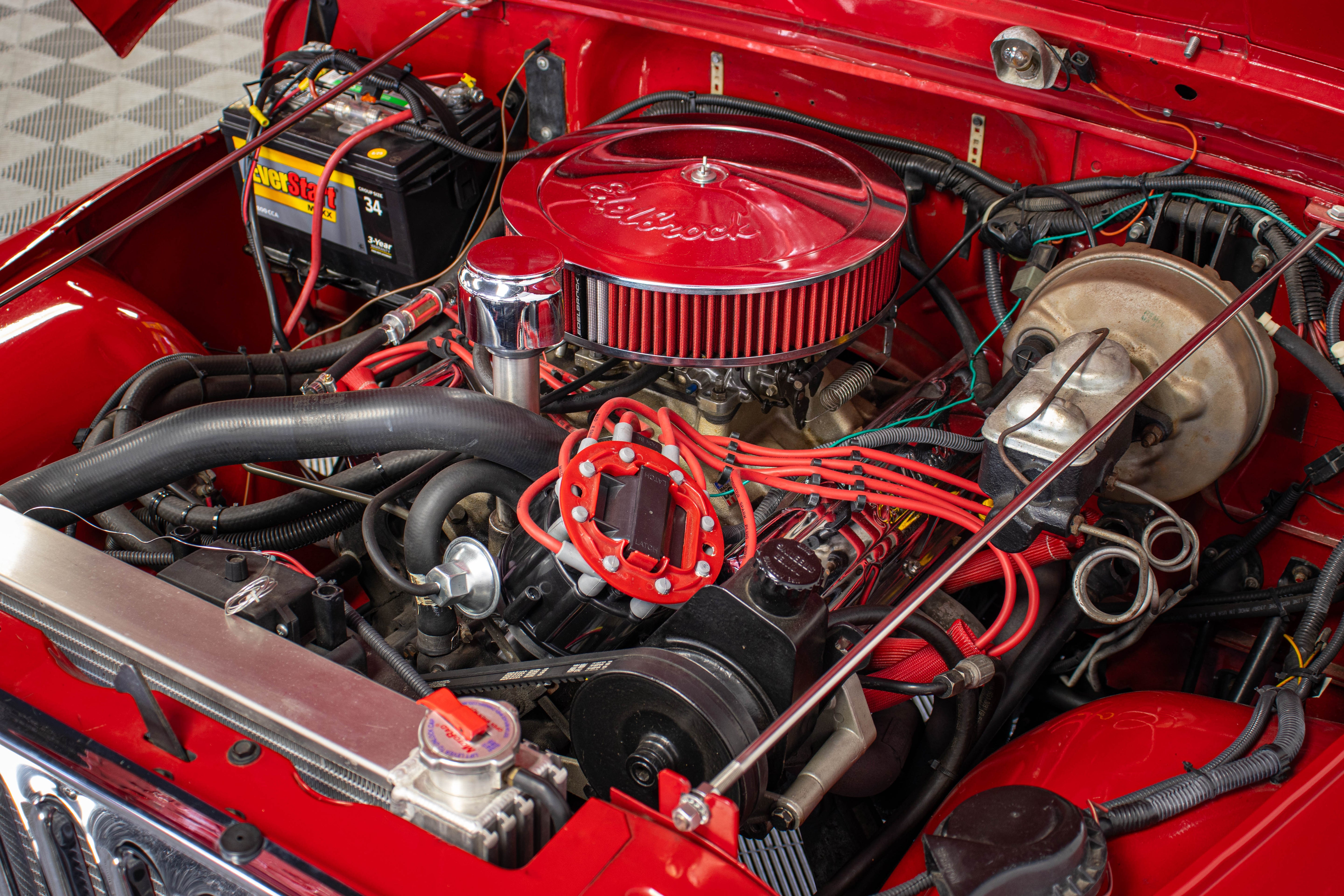 1984 Jeep CJ-7 AMC 304 Bikini Top Red