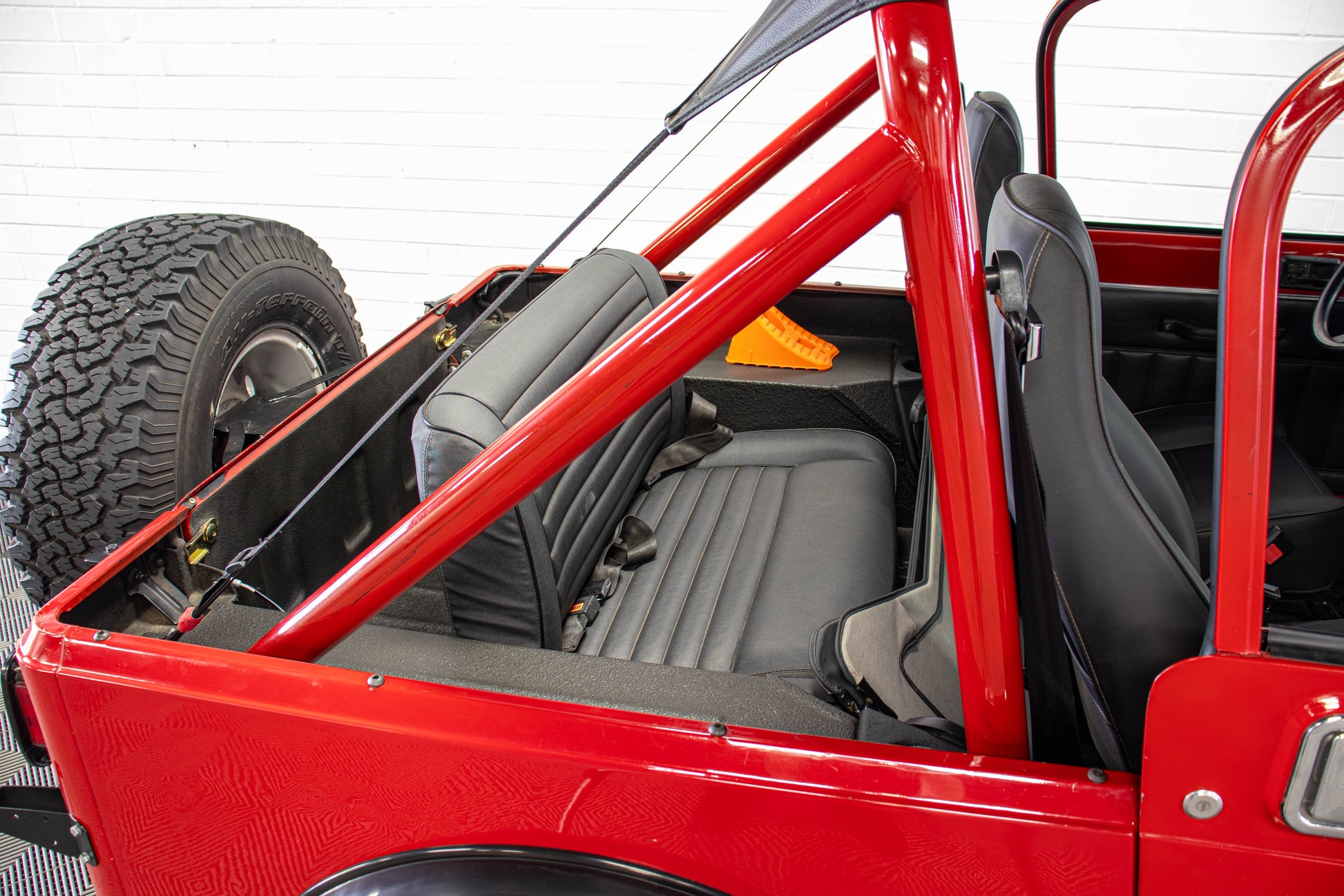1984 Jeep CJ-7 AMC 304 Bikini Top Red