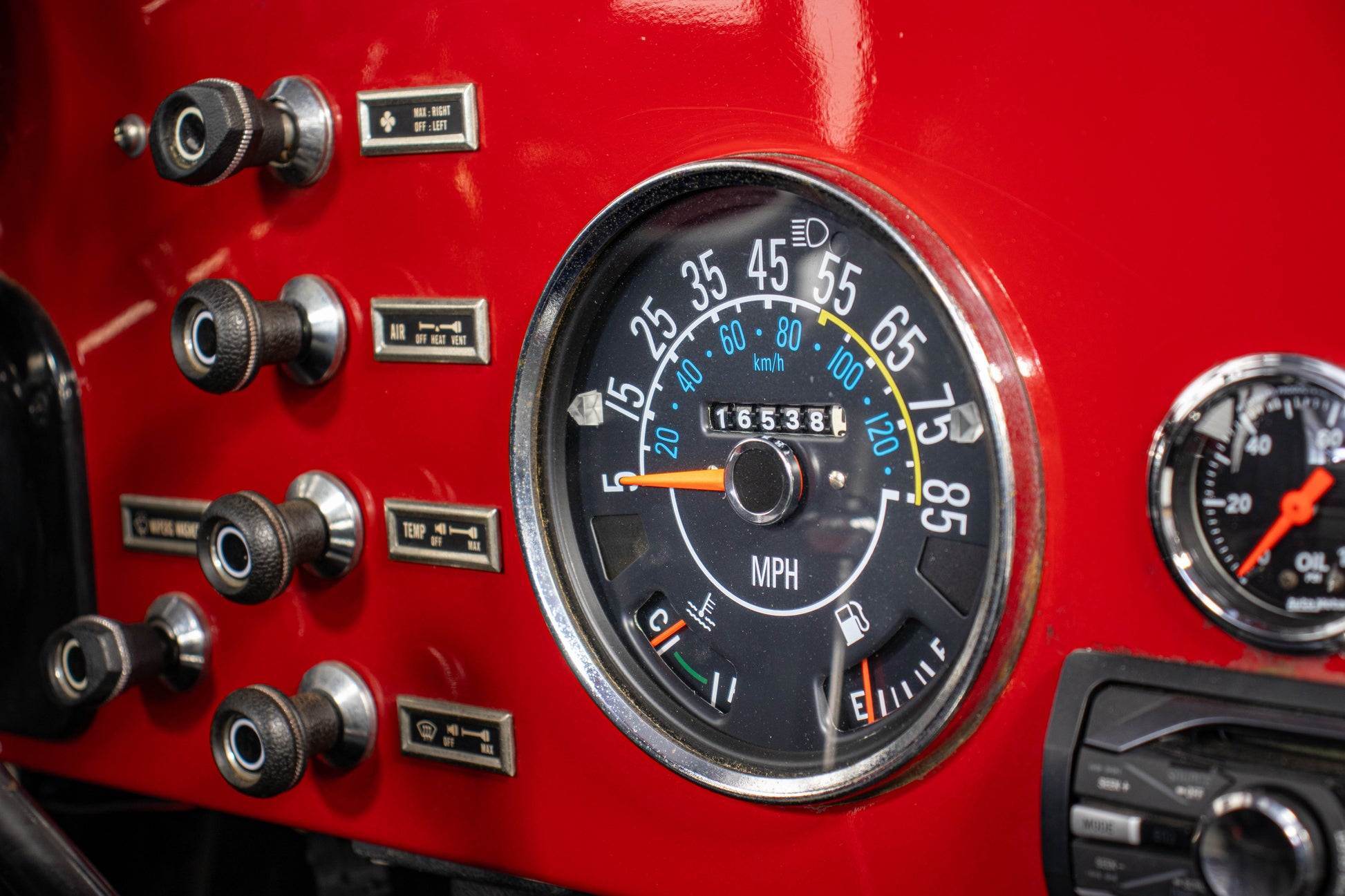 1984 Jeep CJ-7 AMC 304 Bikini Top Red