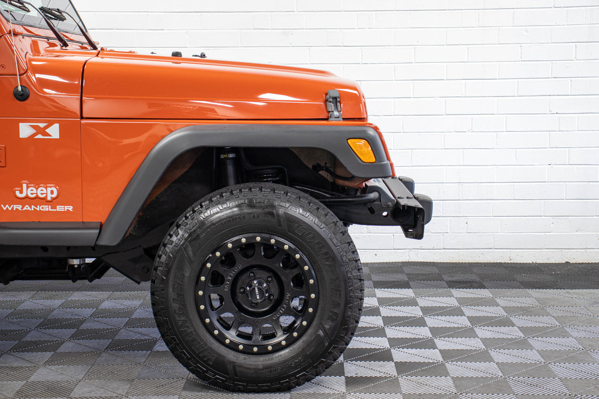 2006 Jeep Wrangler TJ X Soft Top Impact Orange - SOLD