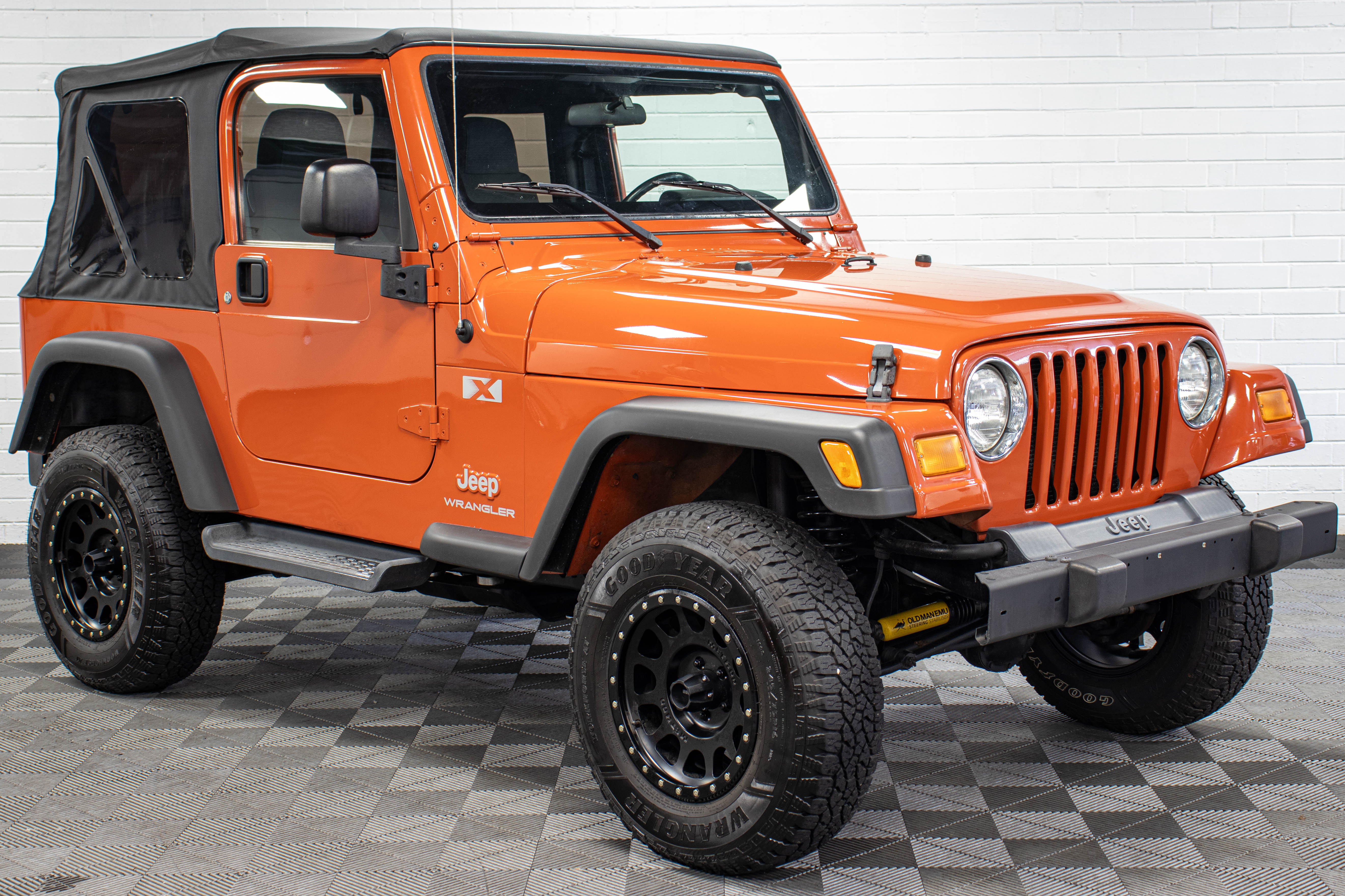 2006 Jeep Wrangler TJ X Soft Top Impact Orange