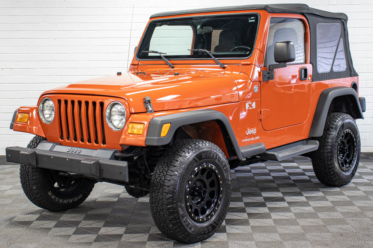 2006 Jeep Wrangler TJ X Soft Top Impact Orange - SOLD