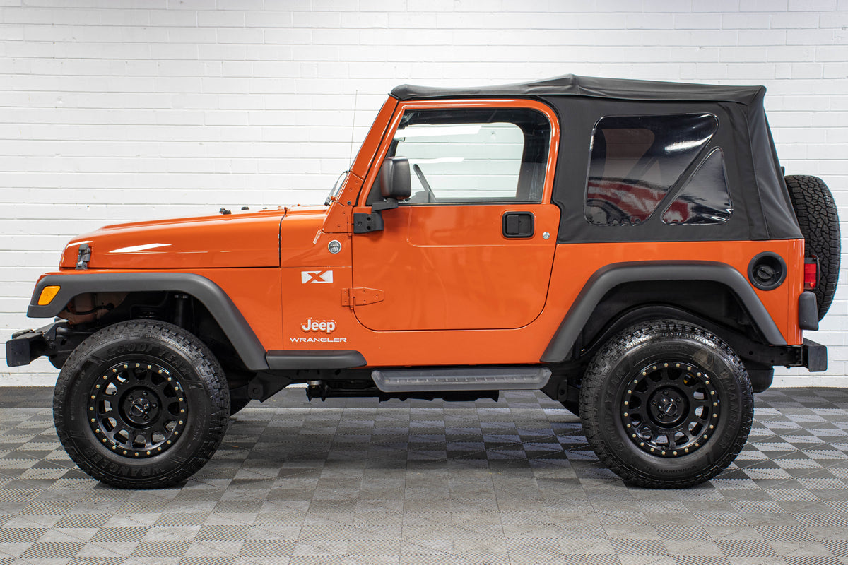 2006 Jeep Wrangler TJ X Soft Top Impact Orange - SOLD