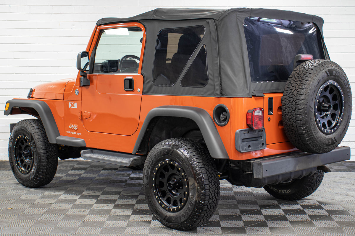 2006 Jeep Wrangler TJ X Soft Top Impact Orange - SOLD