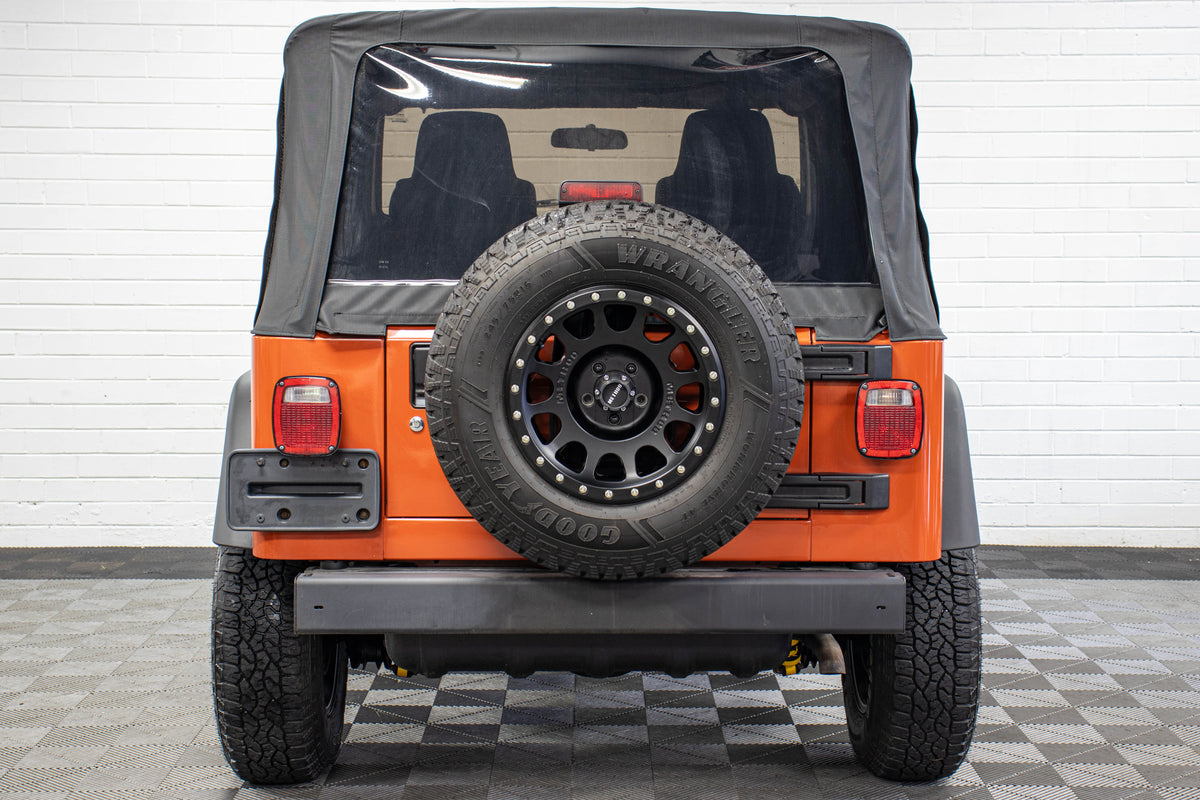2006 Jeep Wrangler TJ X Soft Top Impact Orange - SOLD
