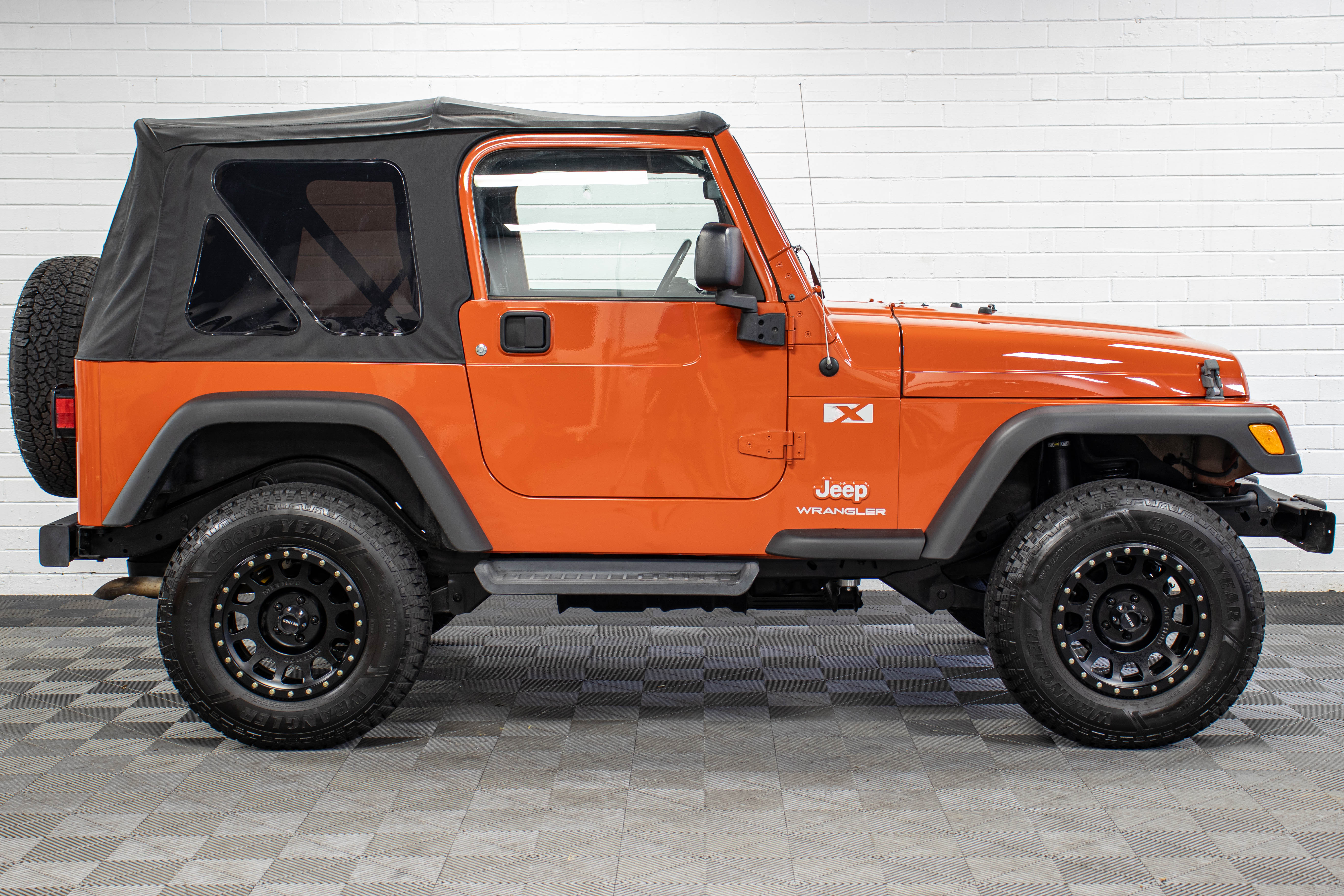 2006 Jeep Wrangler TJ X Soft Top Impact Orange