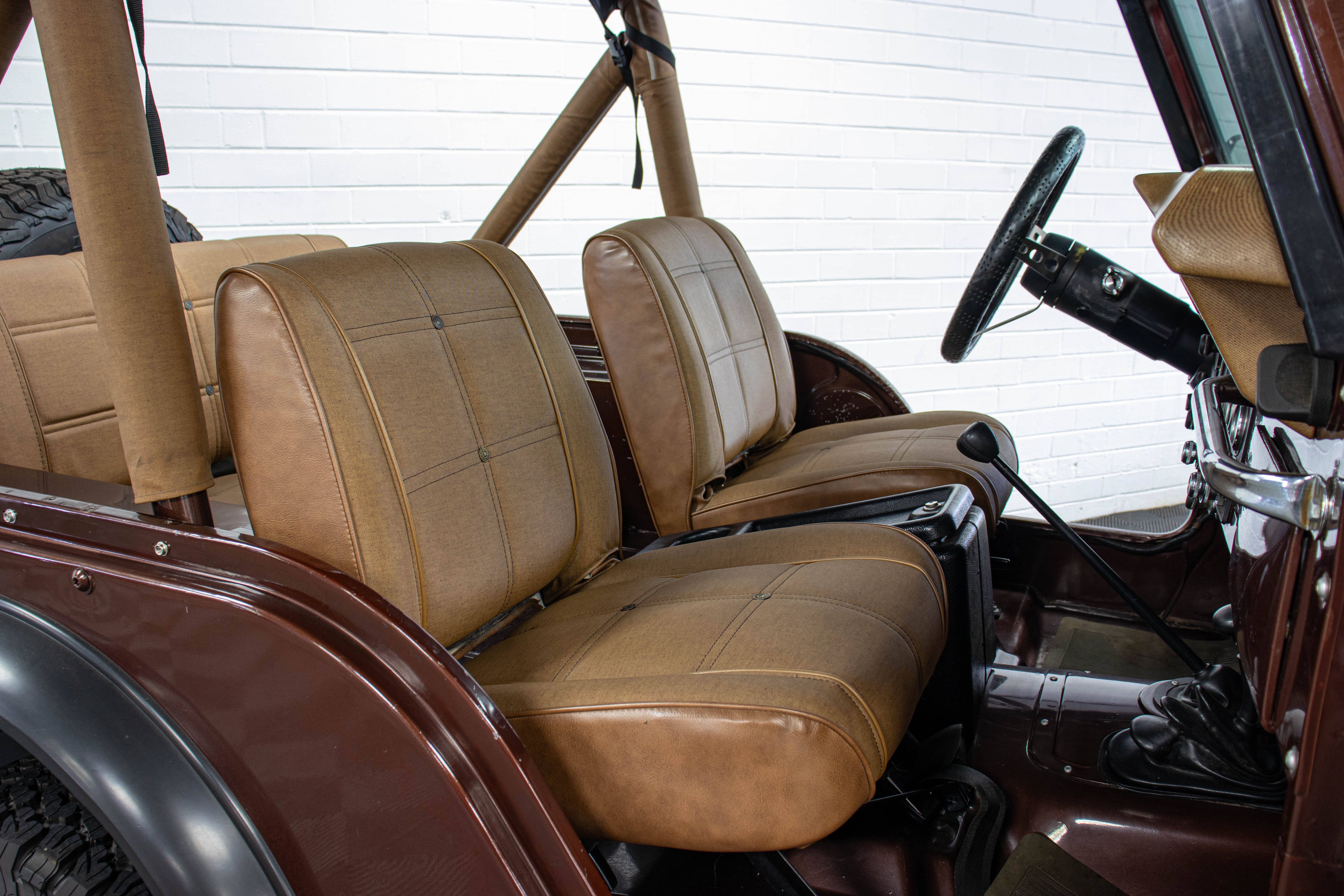 1976 Jeep CJ-5 304 Levi Edition Bikini Top Dark Cocoa, 46k Miles