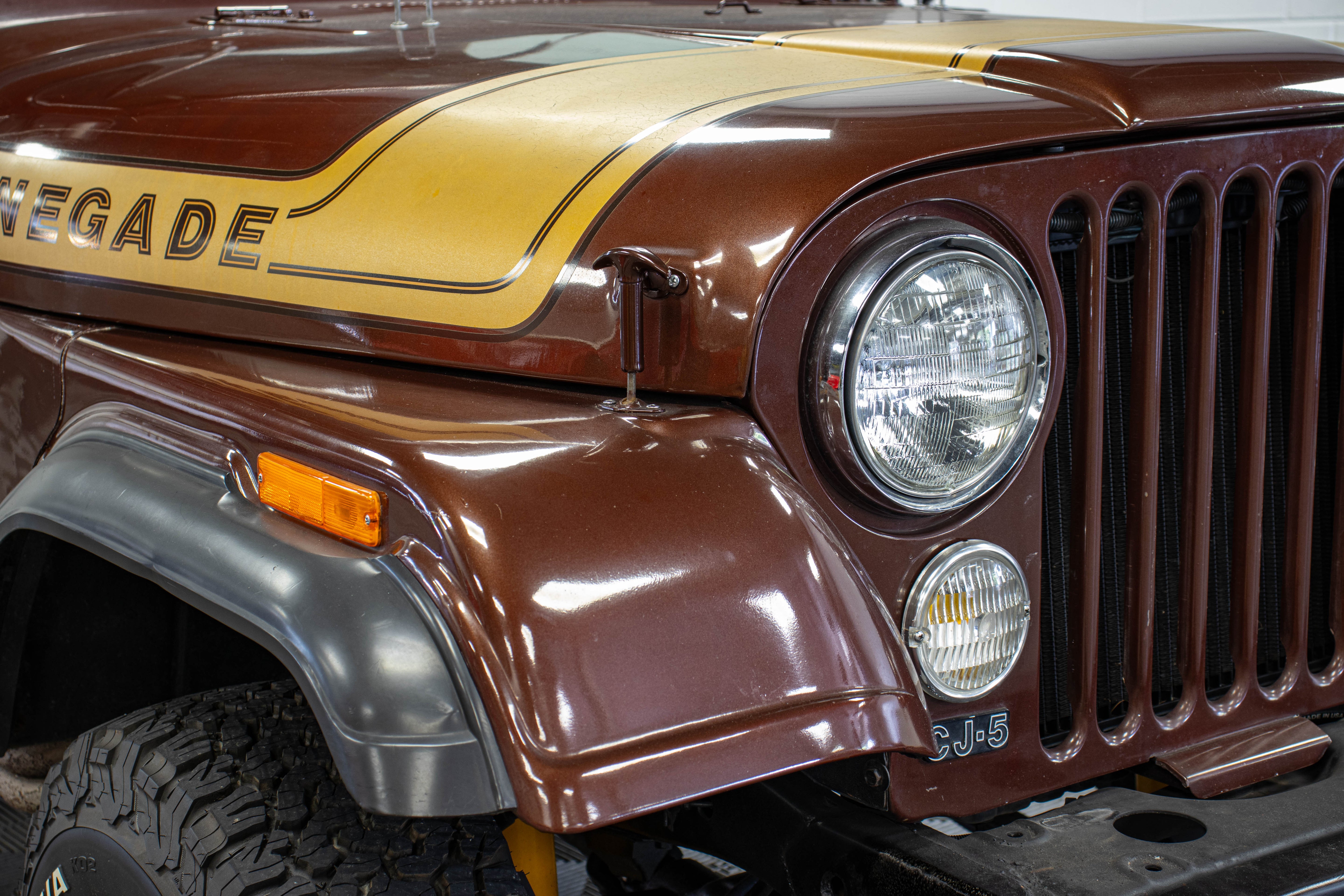 1976 Jeep CJ-5 304 Levi Edition Bikini Top Dark Cocoa, 46k Miles