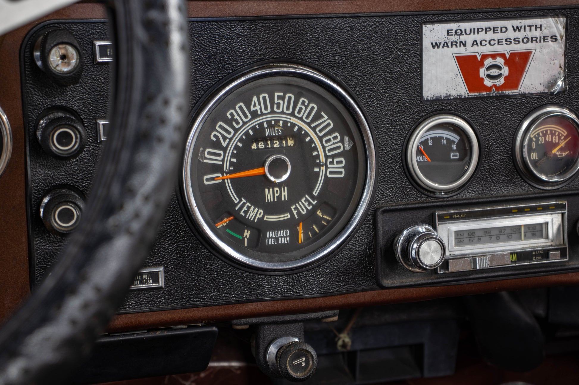 1976 Jeep CJ-5 304 Levi Edition Bikini Top Dark Cocoa, 46k Miles