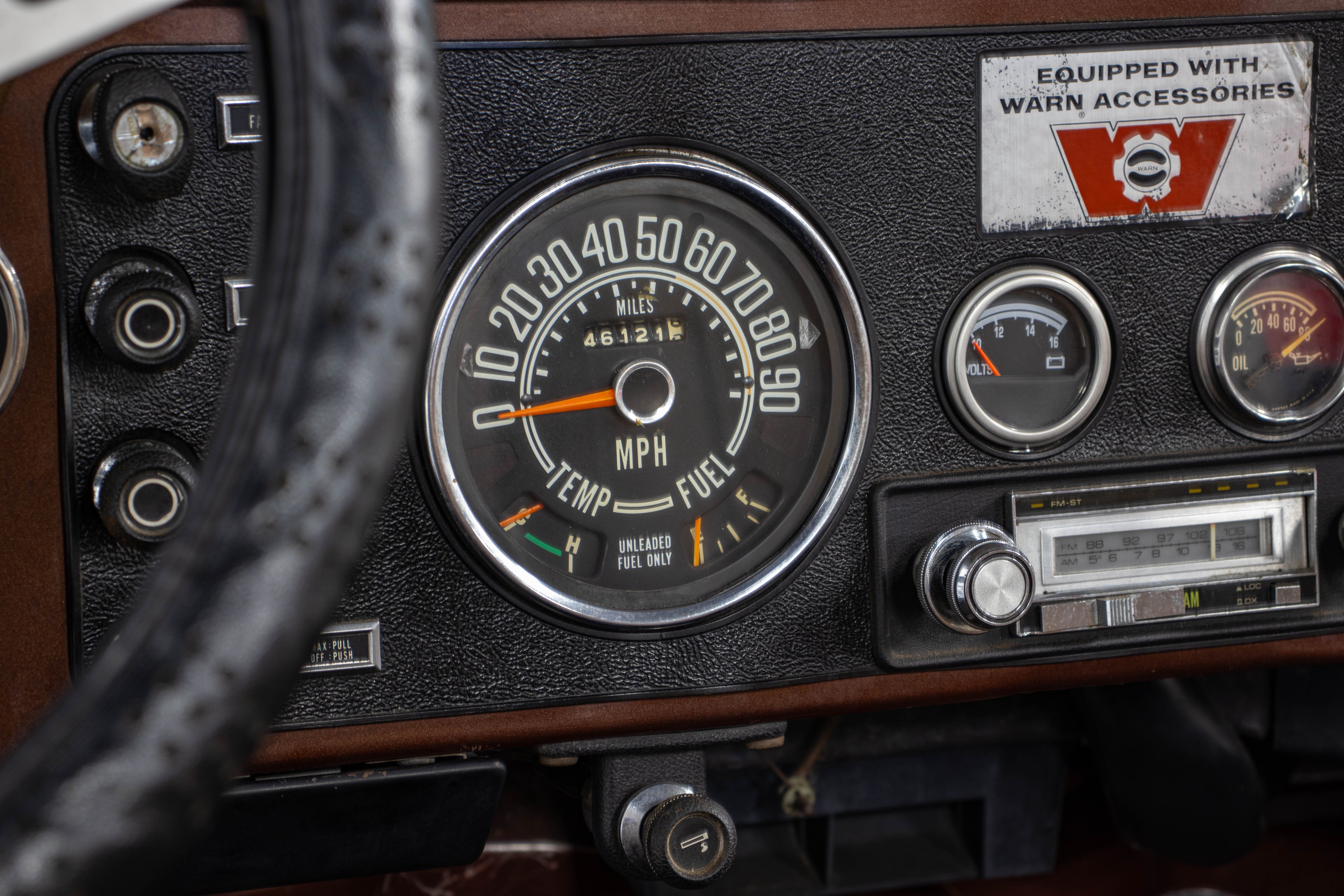 1976 Jeep CJ-5 304 Levi Edition Bikini Top Dark Cocoa, 46k Miles