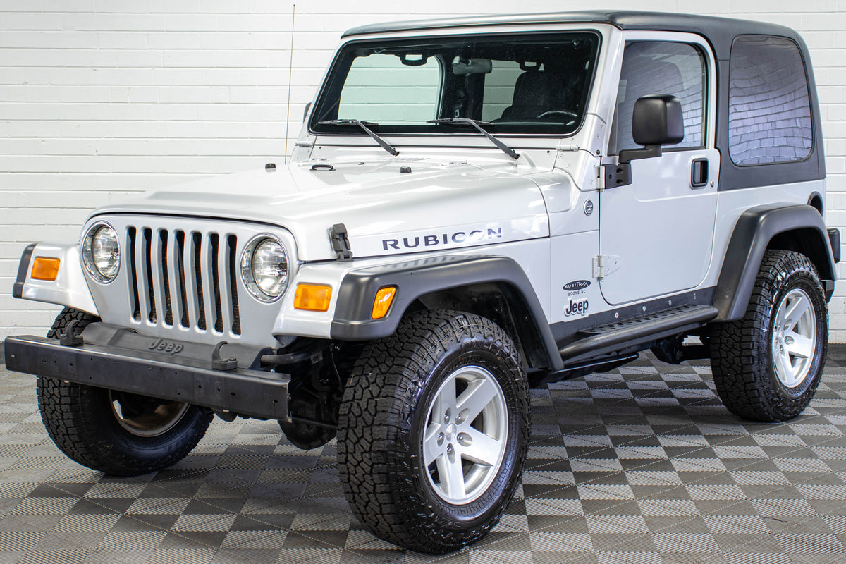 2006 Jeep Wrangler TJ Rubicon Hard Top Bright Silver - SOLD
