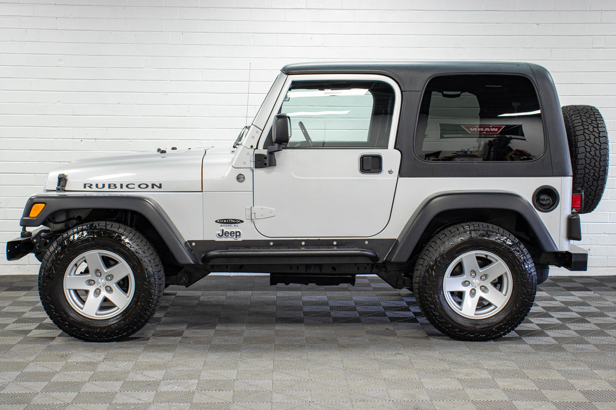 2006 Jeep Wrangler TJ Rubicon Hard Top Bright Silver - SOLD