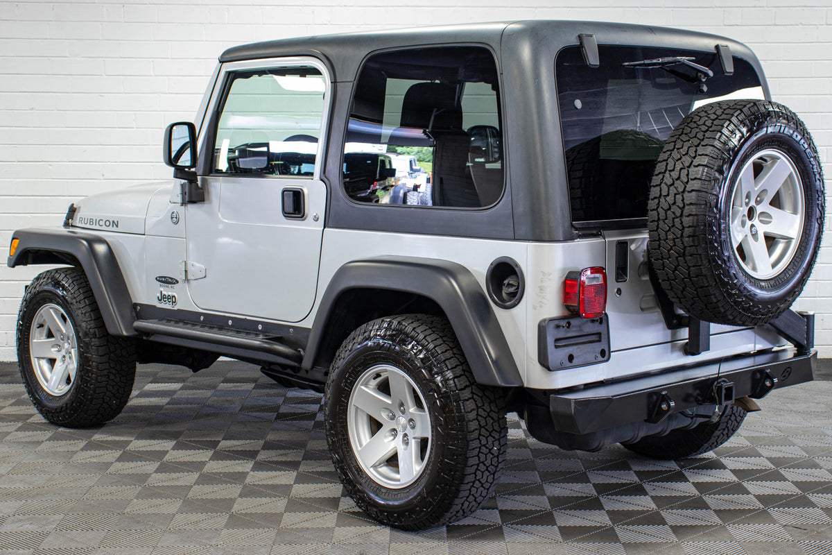 2006 Jeep Wrangler TJ Rubicon Hard Top Bright Silver - SOLD