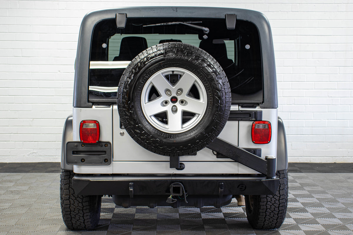 2006 Jeep Wrangler TJ Rubicon Hard Top Bright Silver - SOLD