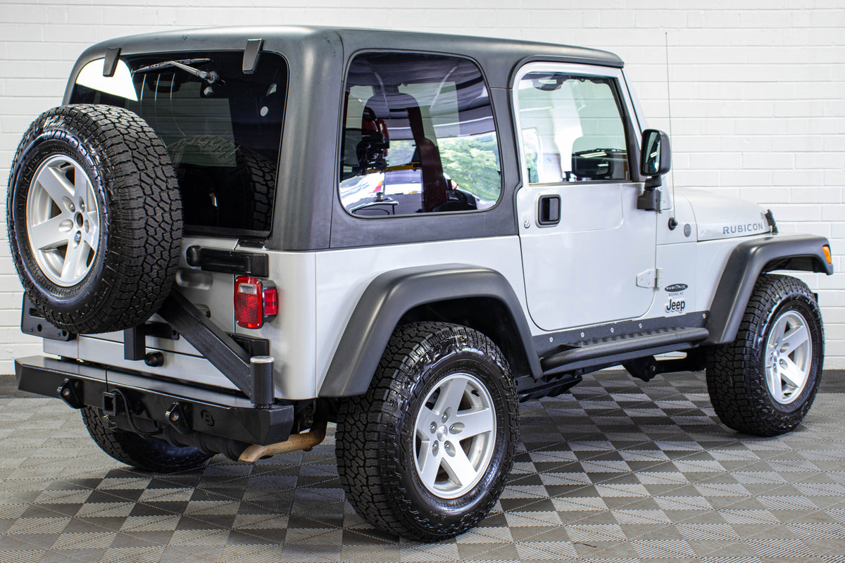 2006 Jeep Wrangler TJ Rubicon Hard Top Bright Silver - SOLD