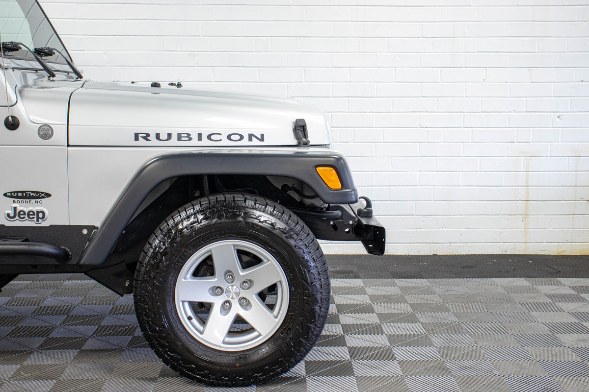 2006 Jeep Wrangler TJ Rubicon Hard Top Bright Silver - SOLD